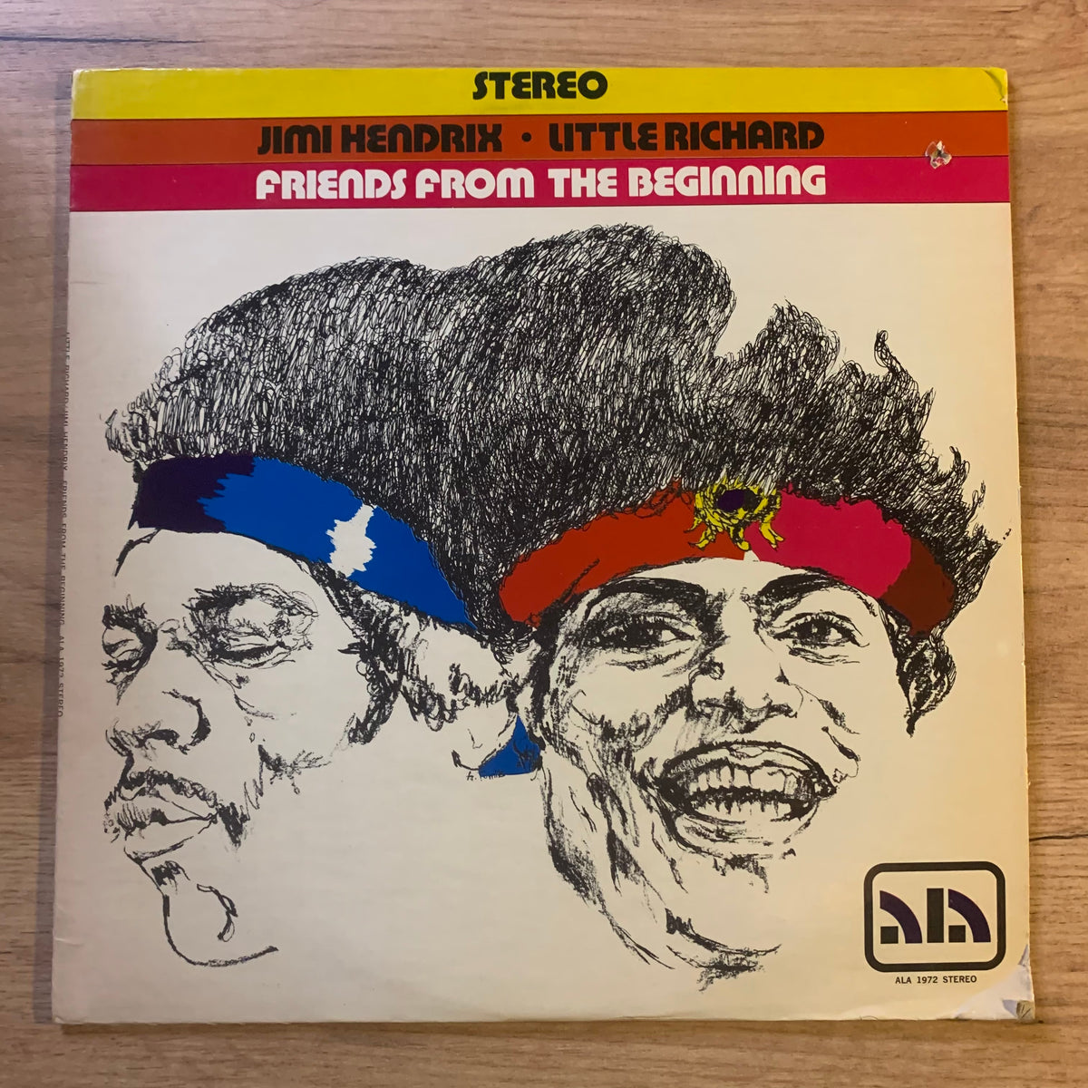 Jimi Hendrix Little Richard Friends From The Beginning : pochette recto