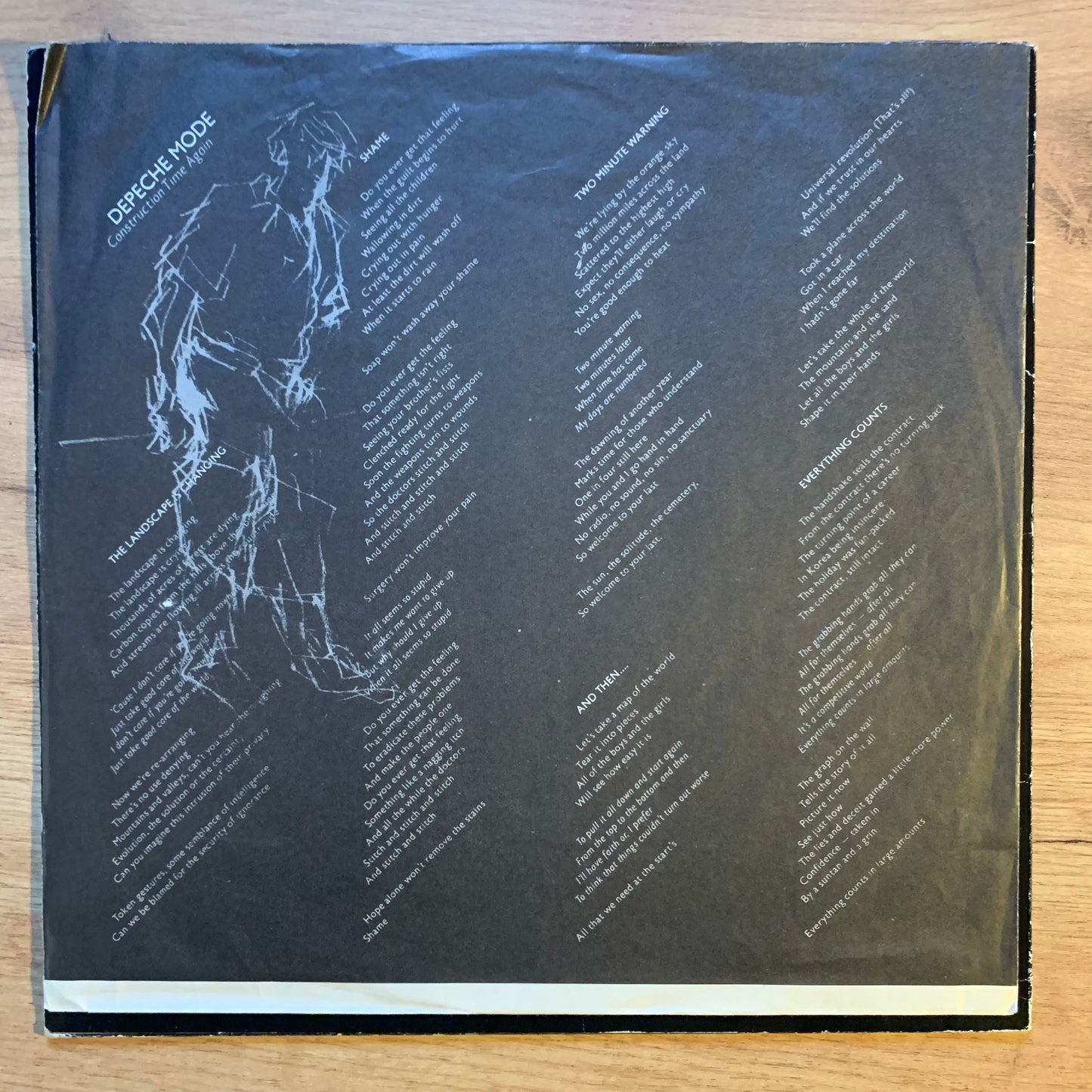 DEPECHE MODE - CONSTRUCTION TIME AGAIN...OG GER 1983...VG+/VG