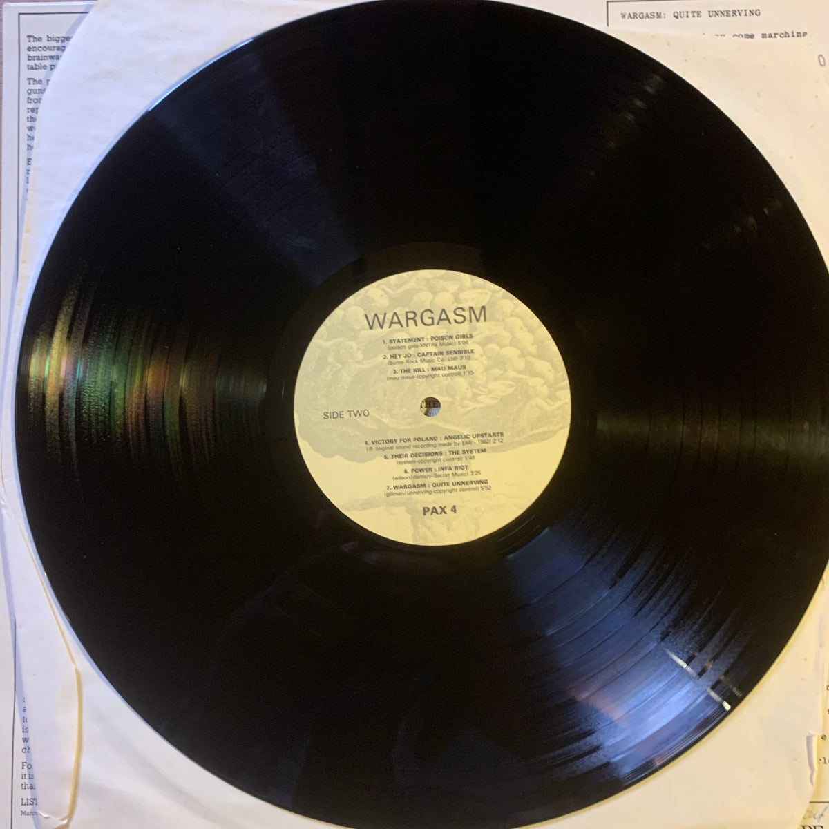 Wargasm : disque