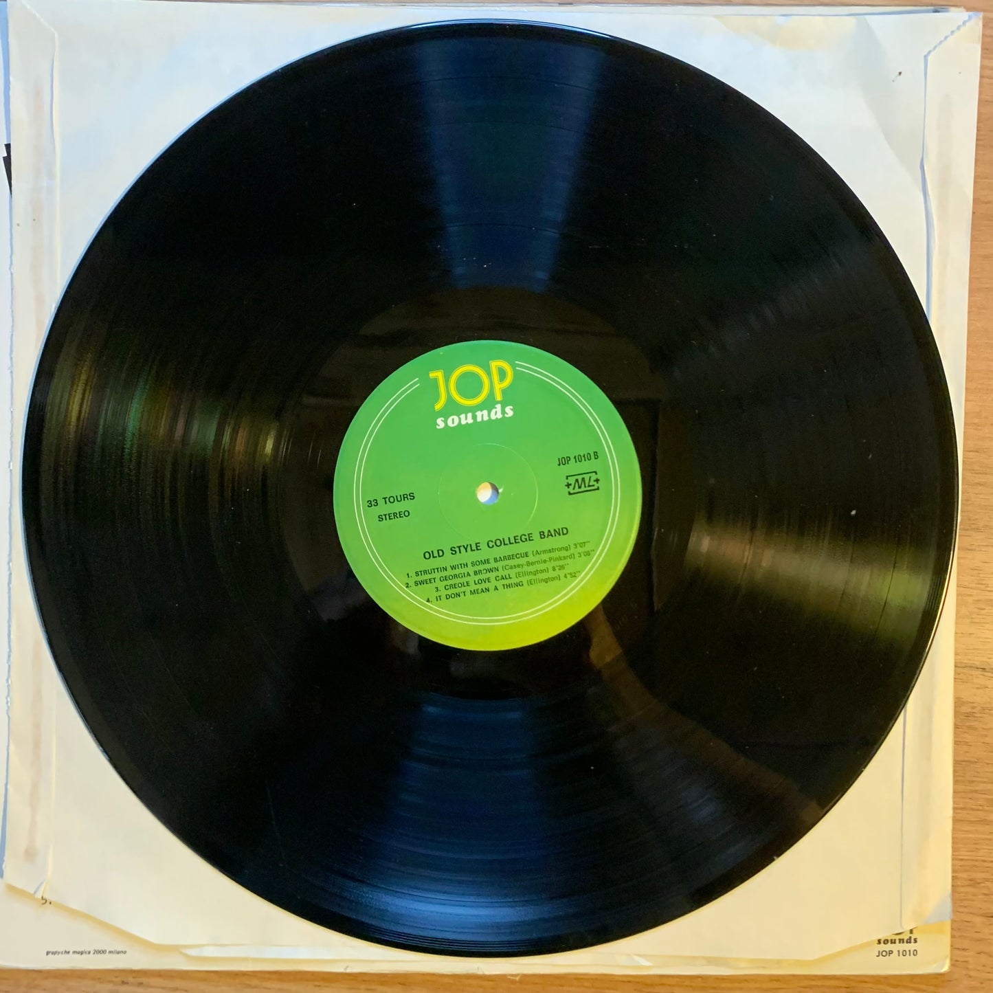 OLD STYLE COLLEGE BAND - 20ÈME ANNIVERSAIRE...OG SUI...VG+/VG+