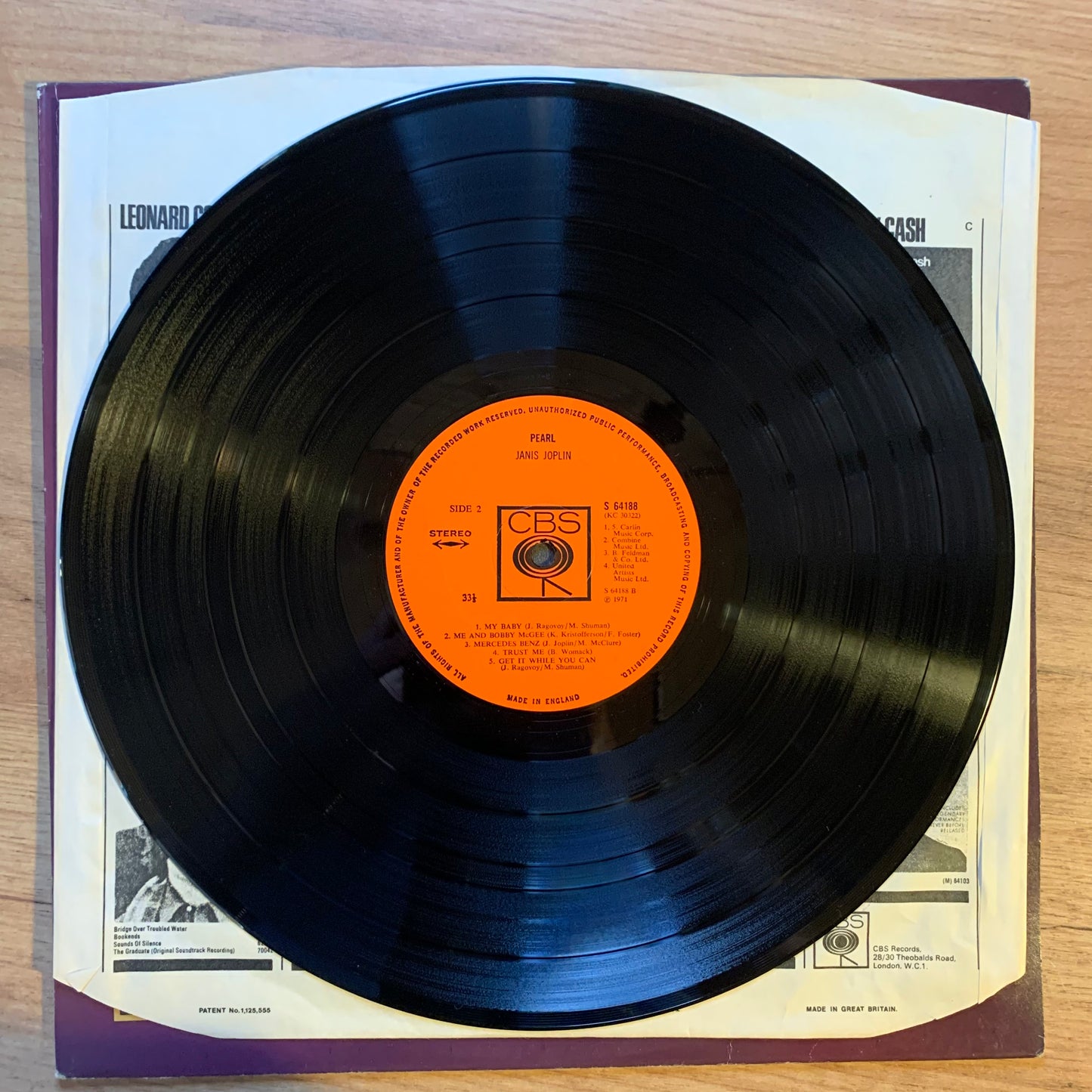 JANIS JOPLIN - PEARL...RE EU...EX/VG+