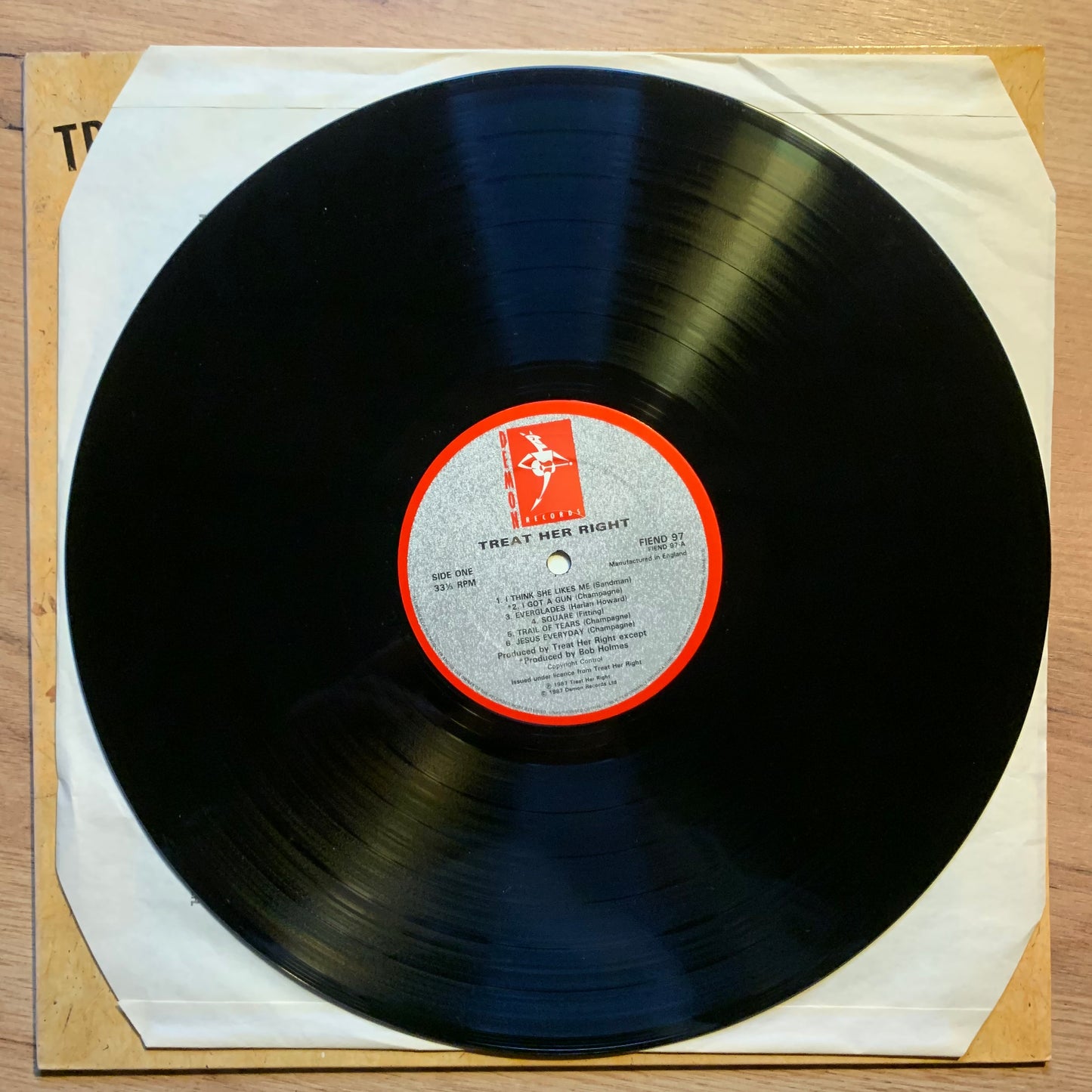 TREAT HER RIGHT - TREAT HER RIGHT...OG UK 1987...EX/EX