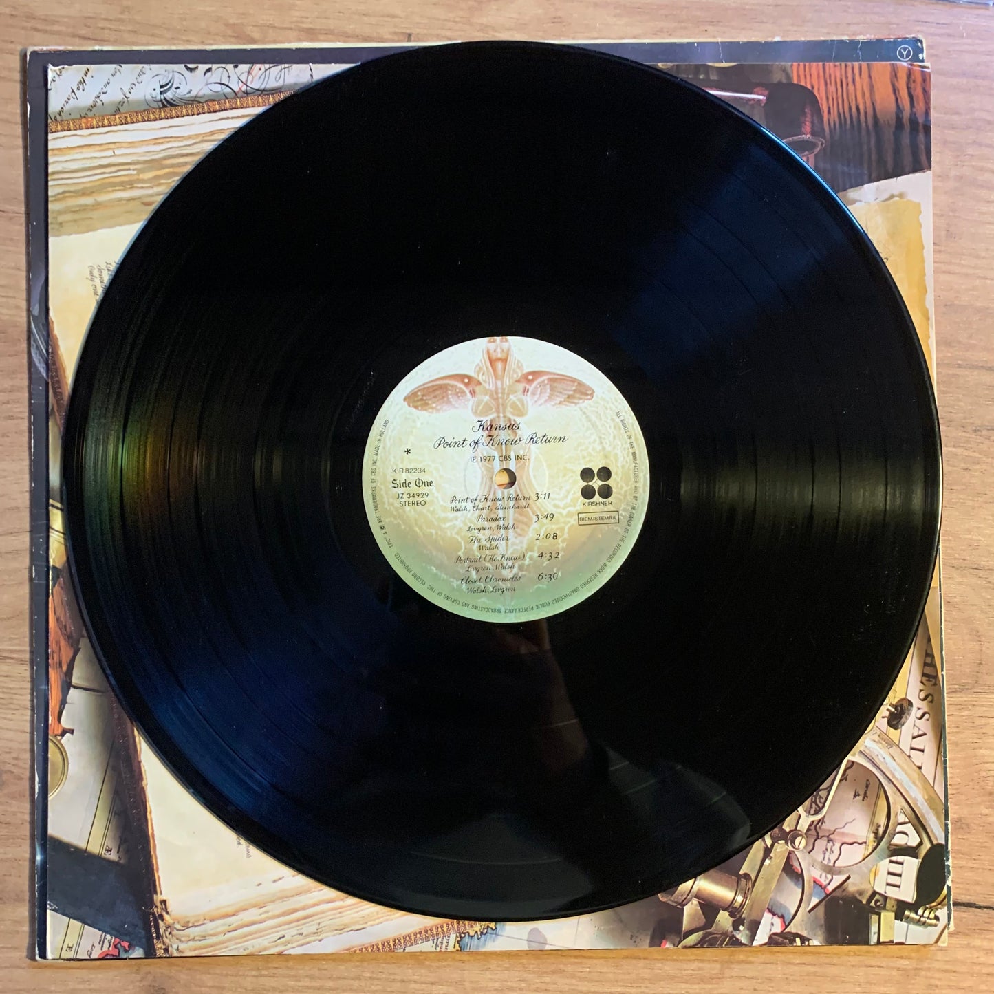KANSAS - POINT OF KNOW RETURN...RE EU...VG+/VG+