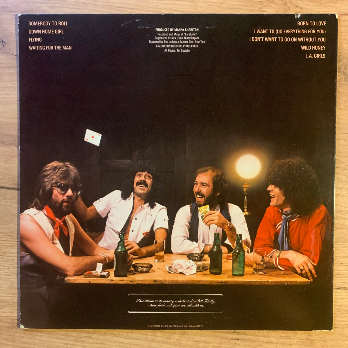 Nazareth – Play 'N' the Game, pochette verso