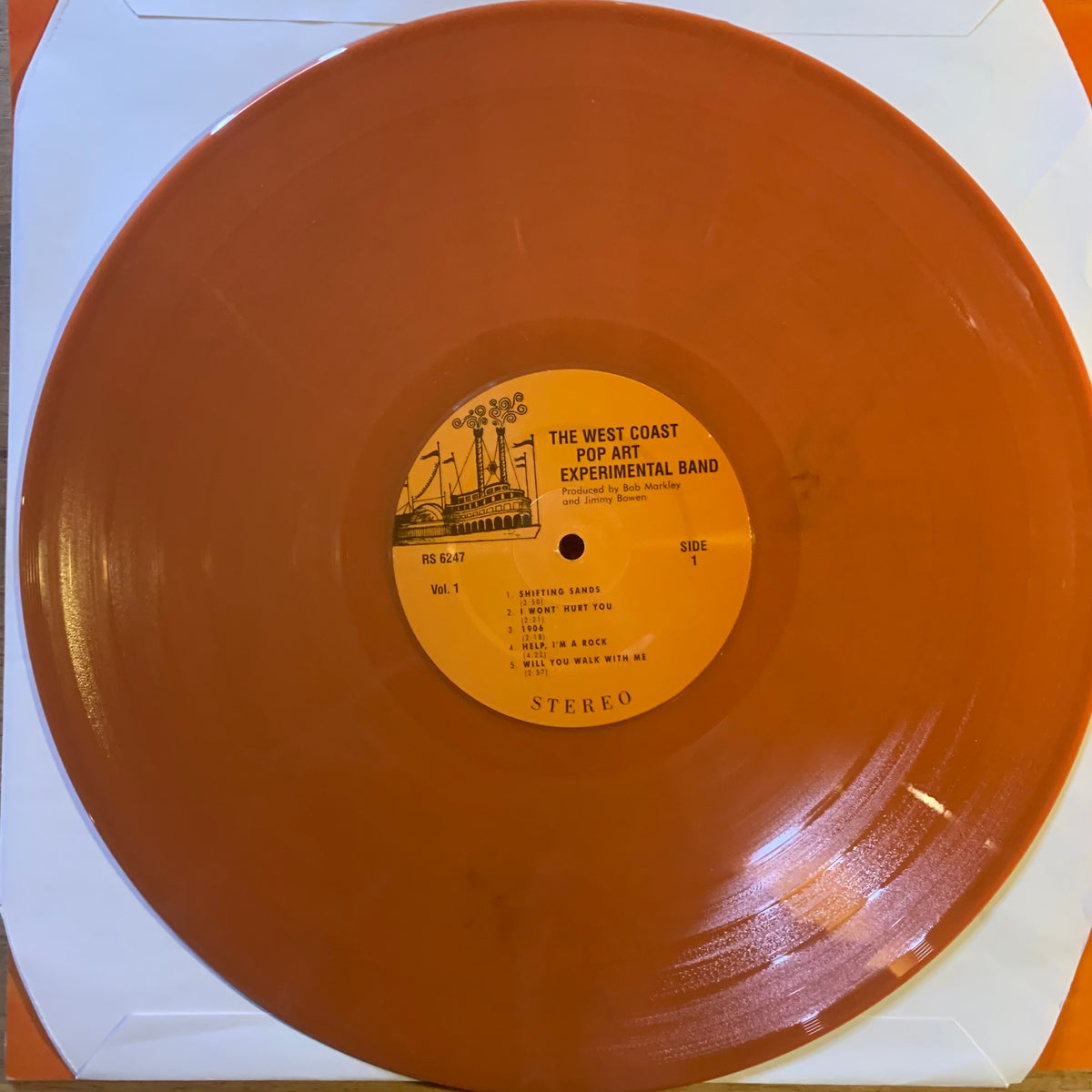 Part One - vinyle couleur orange