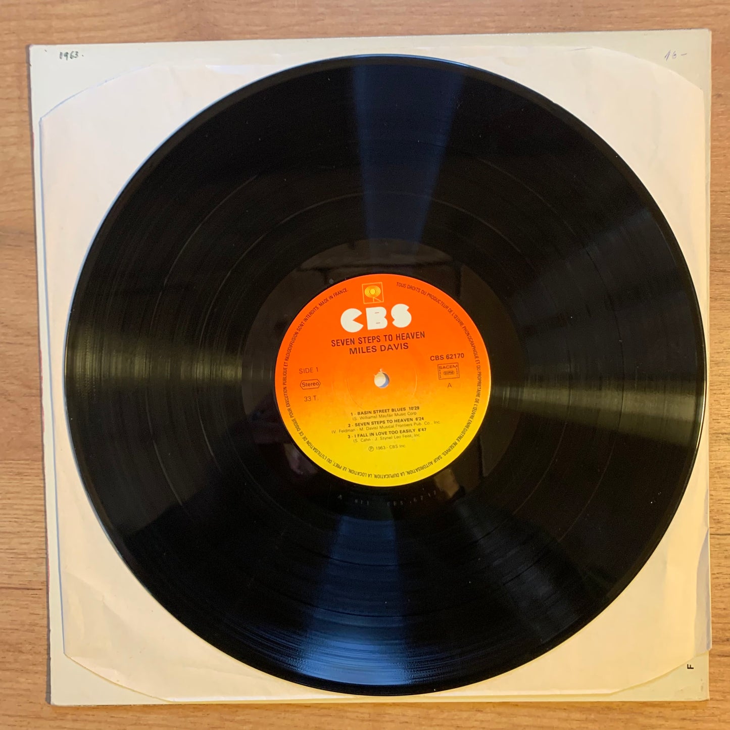 MILES DAVIS - SEVEN STEPS TO HEAVEN...RE FR 1981...VG+/VG