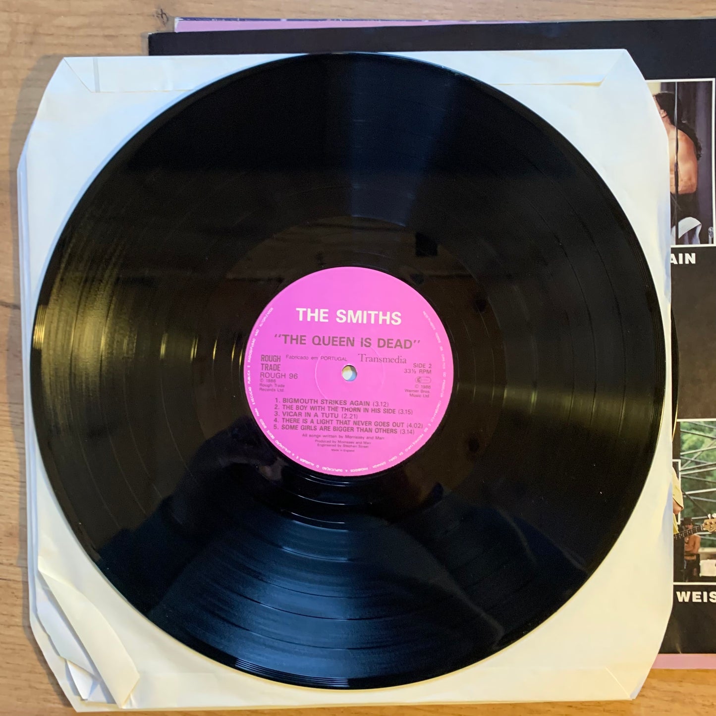 THE SMITHS - HATFUL OF HOLLOW ...BOOT GER 1988...VG+/VG