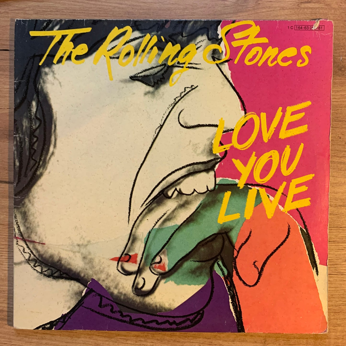THE ROLLING STONES - LOVE YOU LIVE...OG GER 1977...VG/VG+