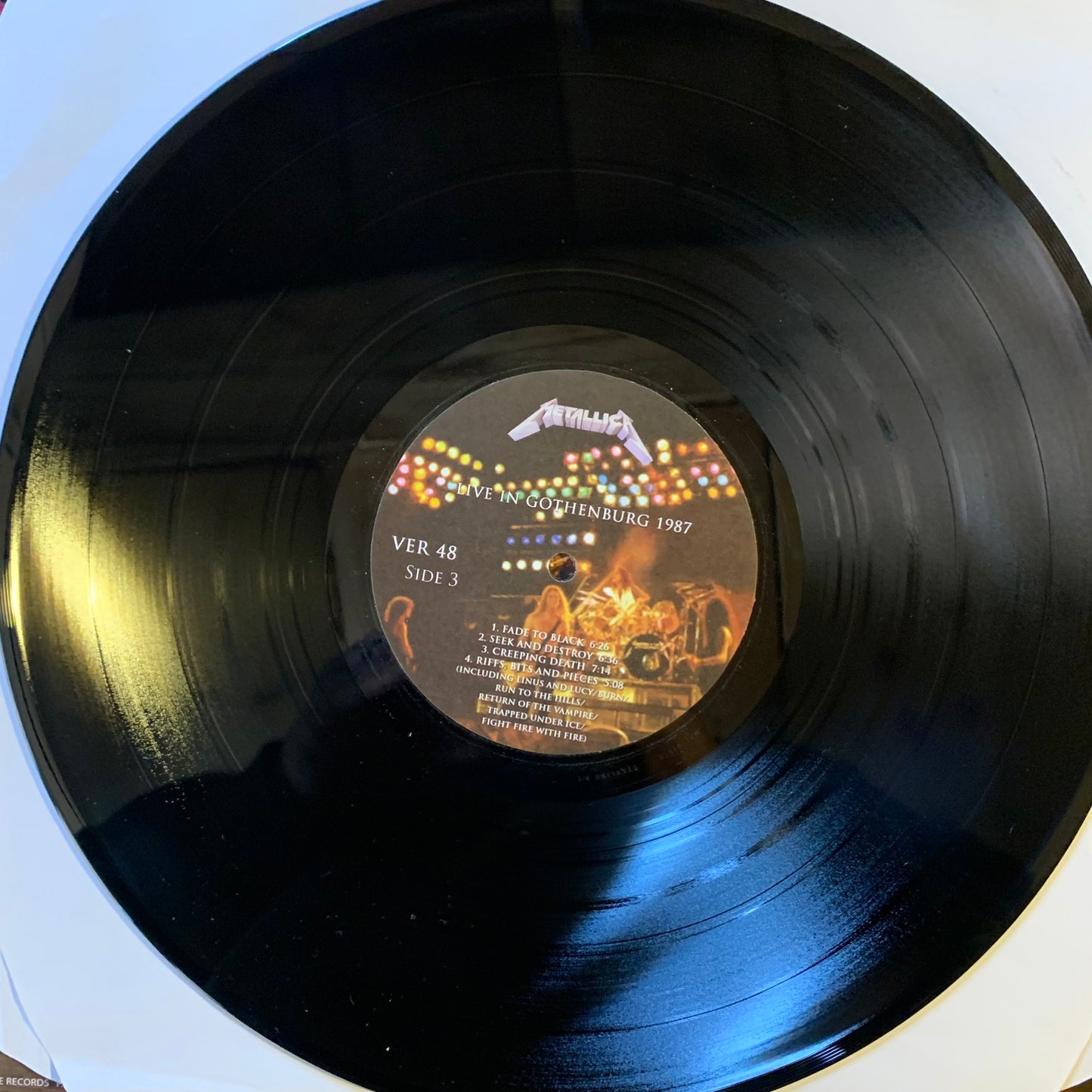 METALLICA - LIVE IN GOTHENBURG 1987...BOOT FR 2017...EX/EX