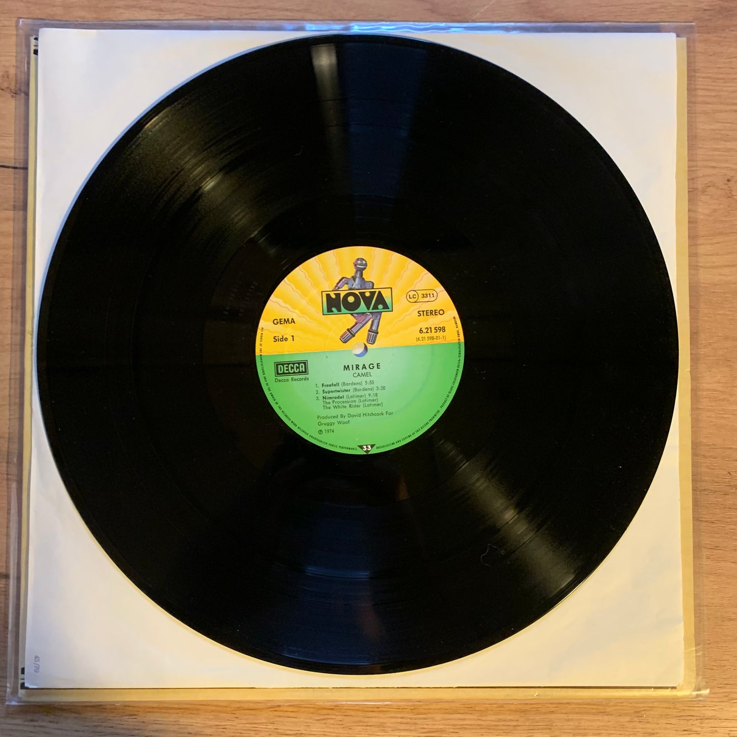 CAMEL - MIRAGE...RE GER 1975... VG++/VG+
