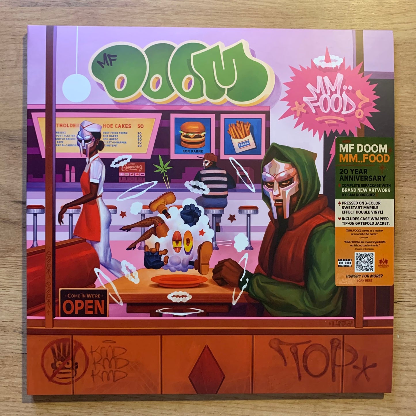 MF DOOM - MM..FOOD - Pochette verso