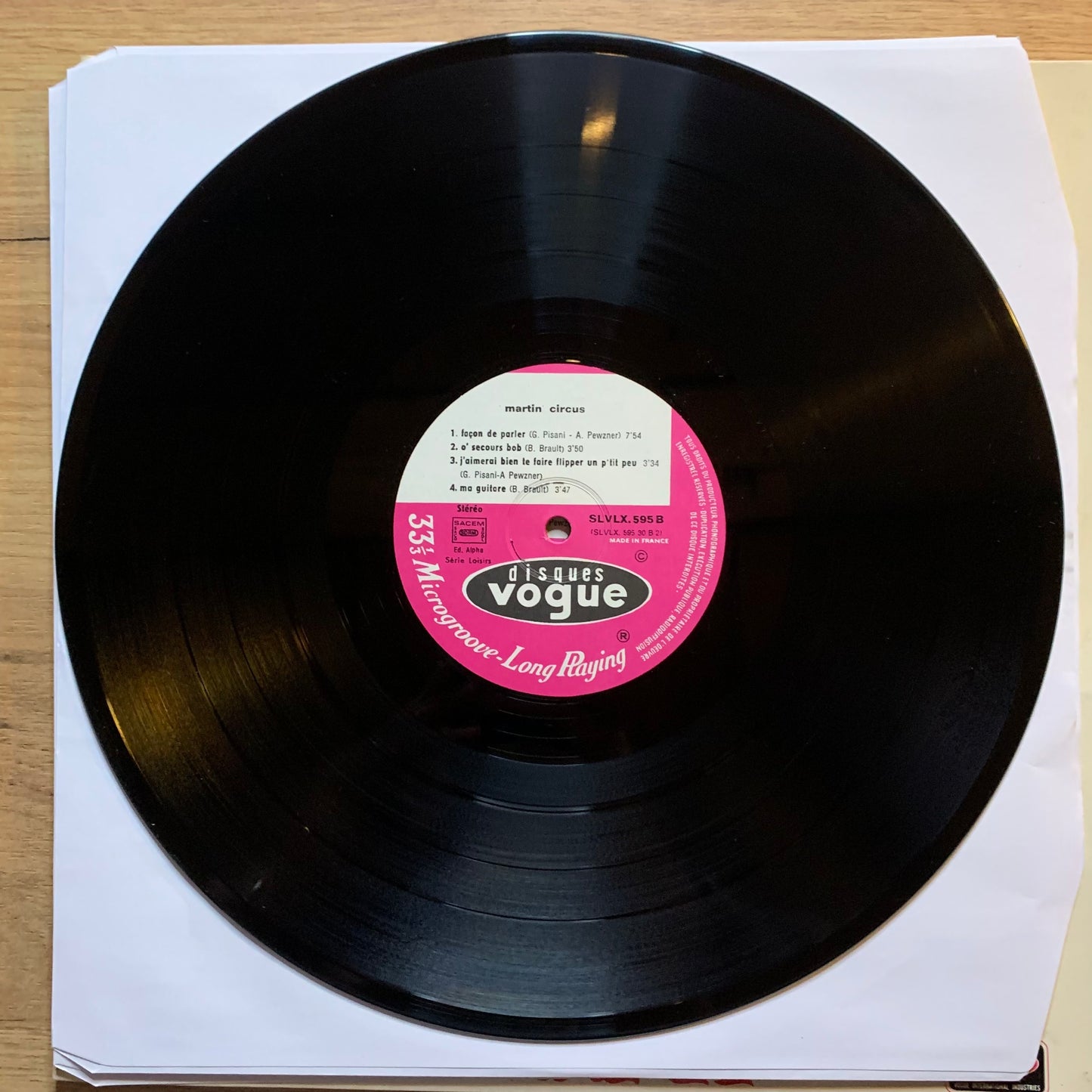 MARTIN CIRCUS - ACTE II...OG FR 1971...VG+/VG+