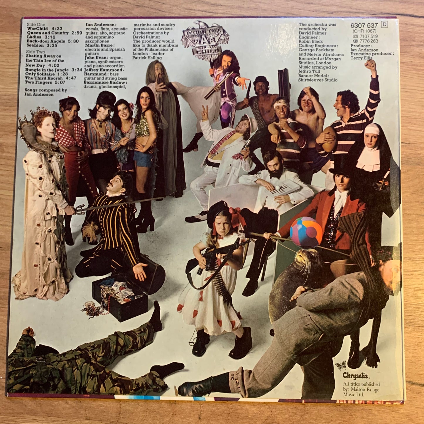JETHRO TULL - WARCHILD...OG GER 1974...VG++/VG++
