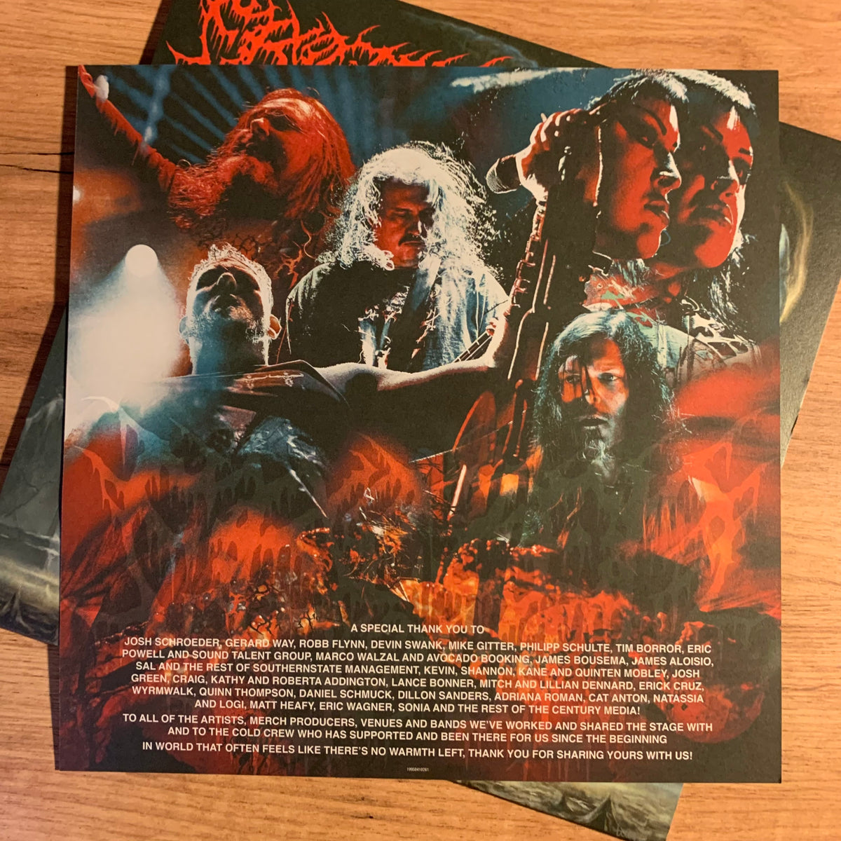 Autocollant Frozen Soul No Place of Warmth Black LP