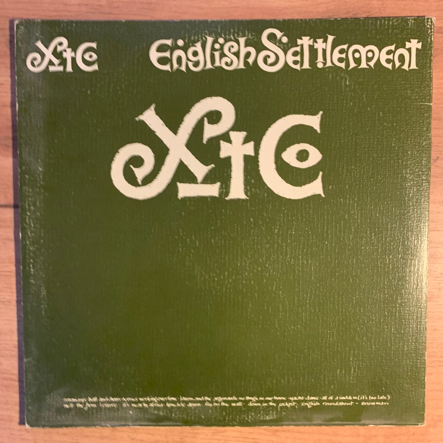 XTC - ENGLISH SETTLEMENT...OG UK 1982...VG+/VG