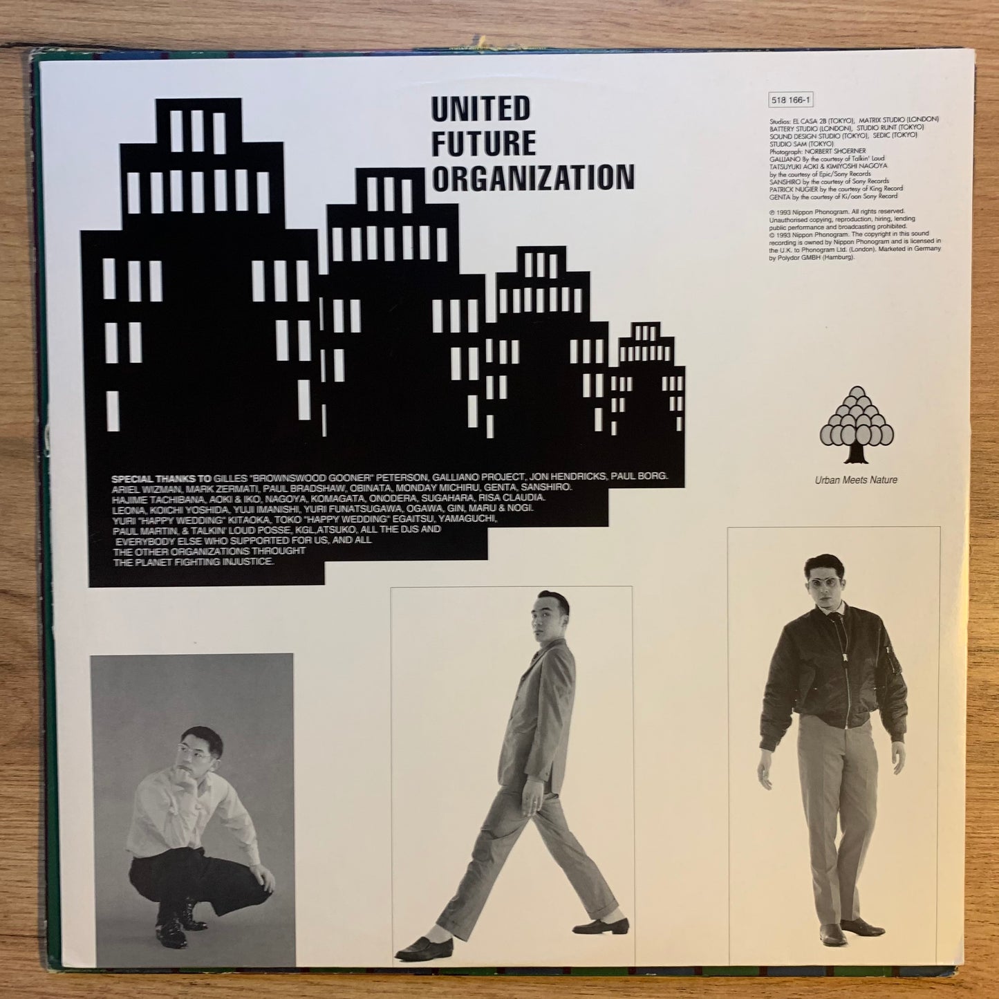 UNITED FUTURE ORGANIZATION...OG EU 1993...VG+/VG+