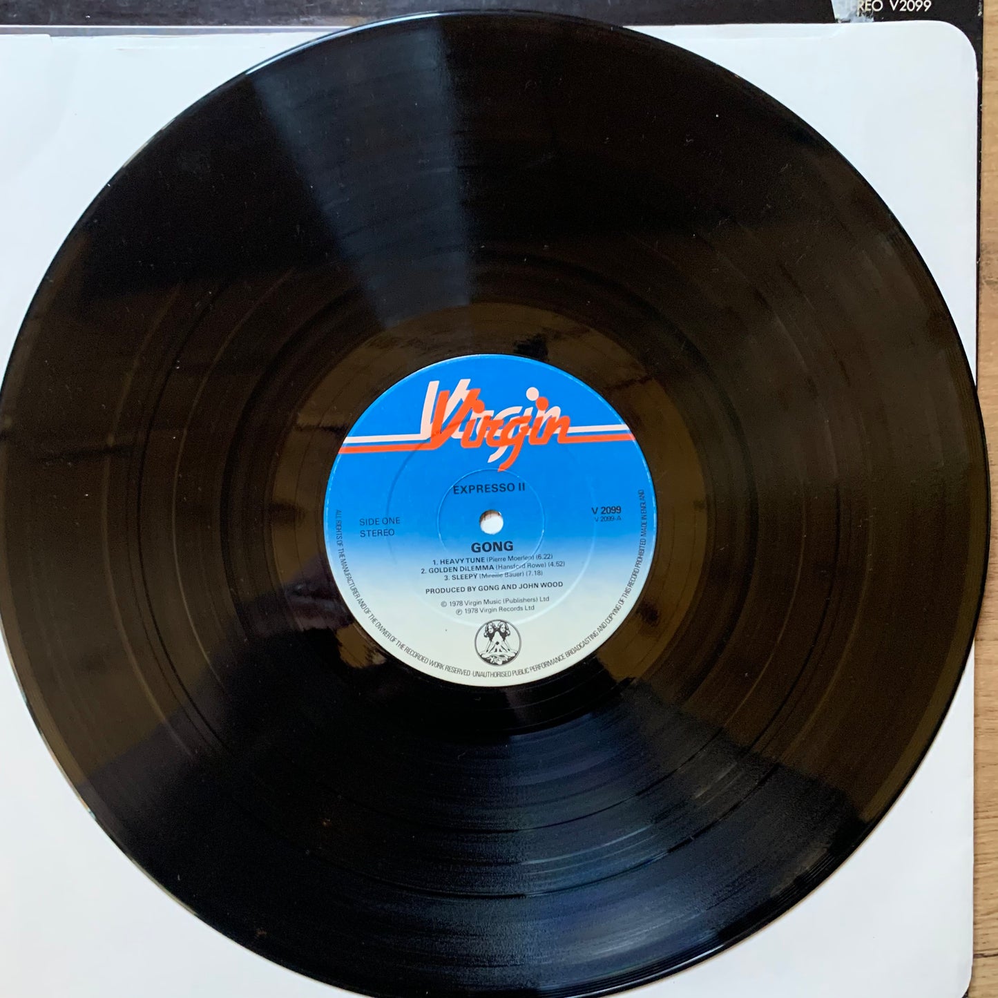 GONG - EXPRESSO II...OG UK 1978...VG+/VG+