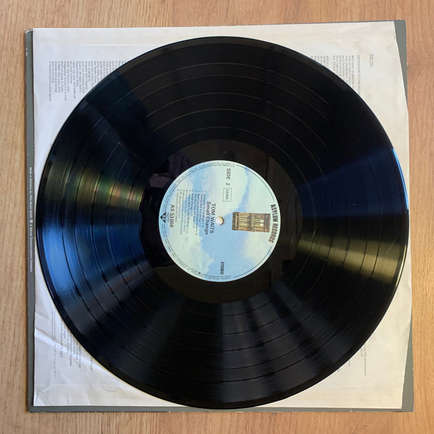 TOM WAITS - SMALL CHANGE...RE GER 1976...VG/EX
