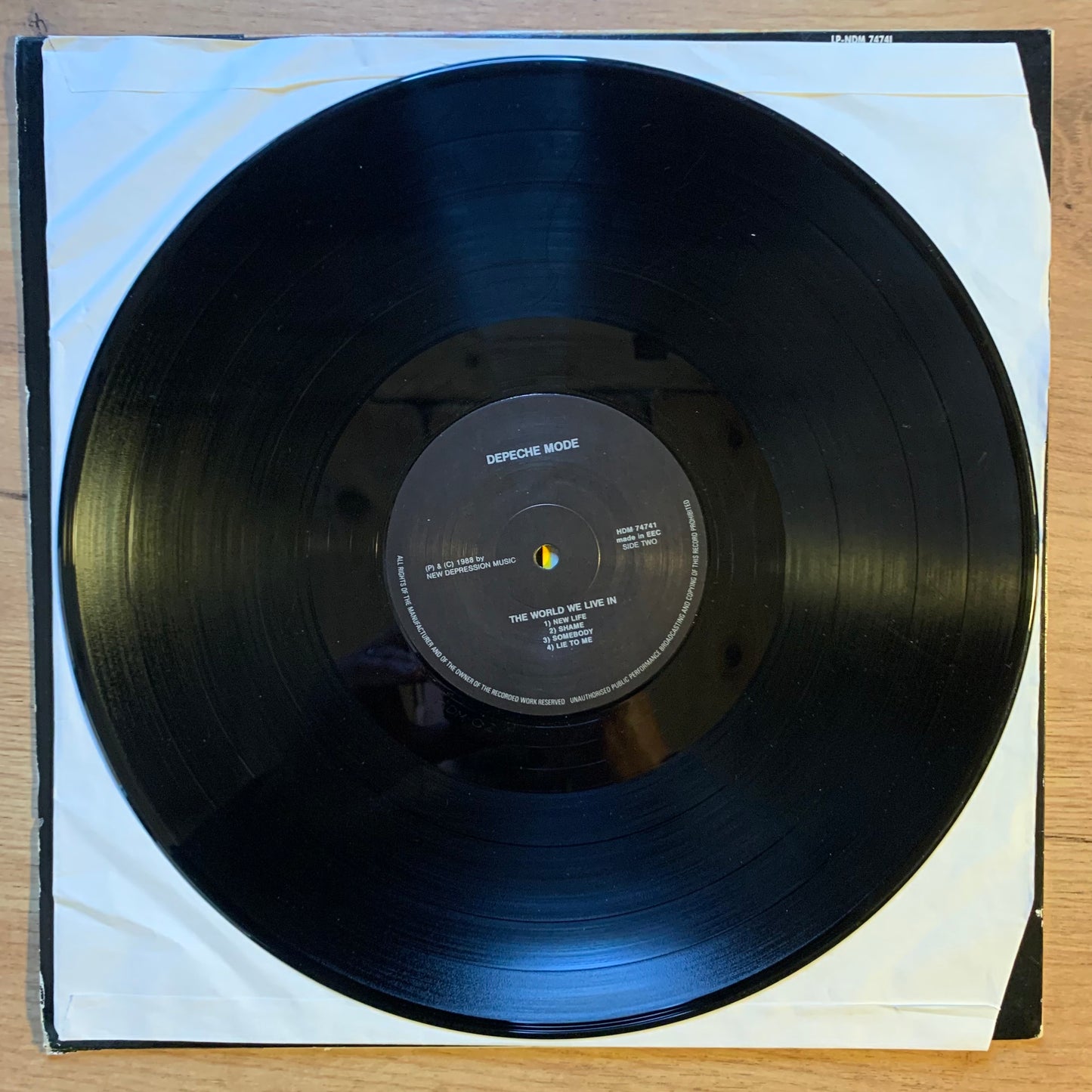 DEPECHE MODE - THE WORLD WE LIVE IN...BOOT EEC 1988...VG/VG+