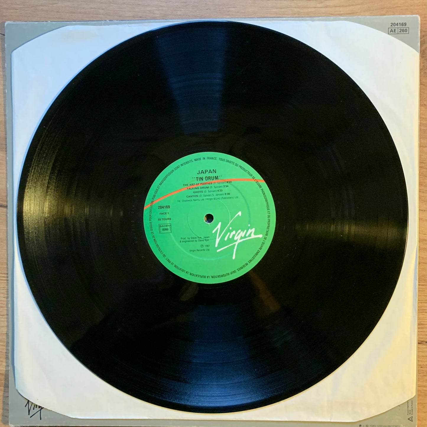 JAPAN - TIN DRUM...OG FR 1981...VG+/VG+