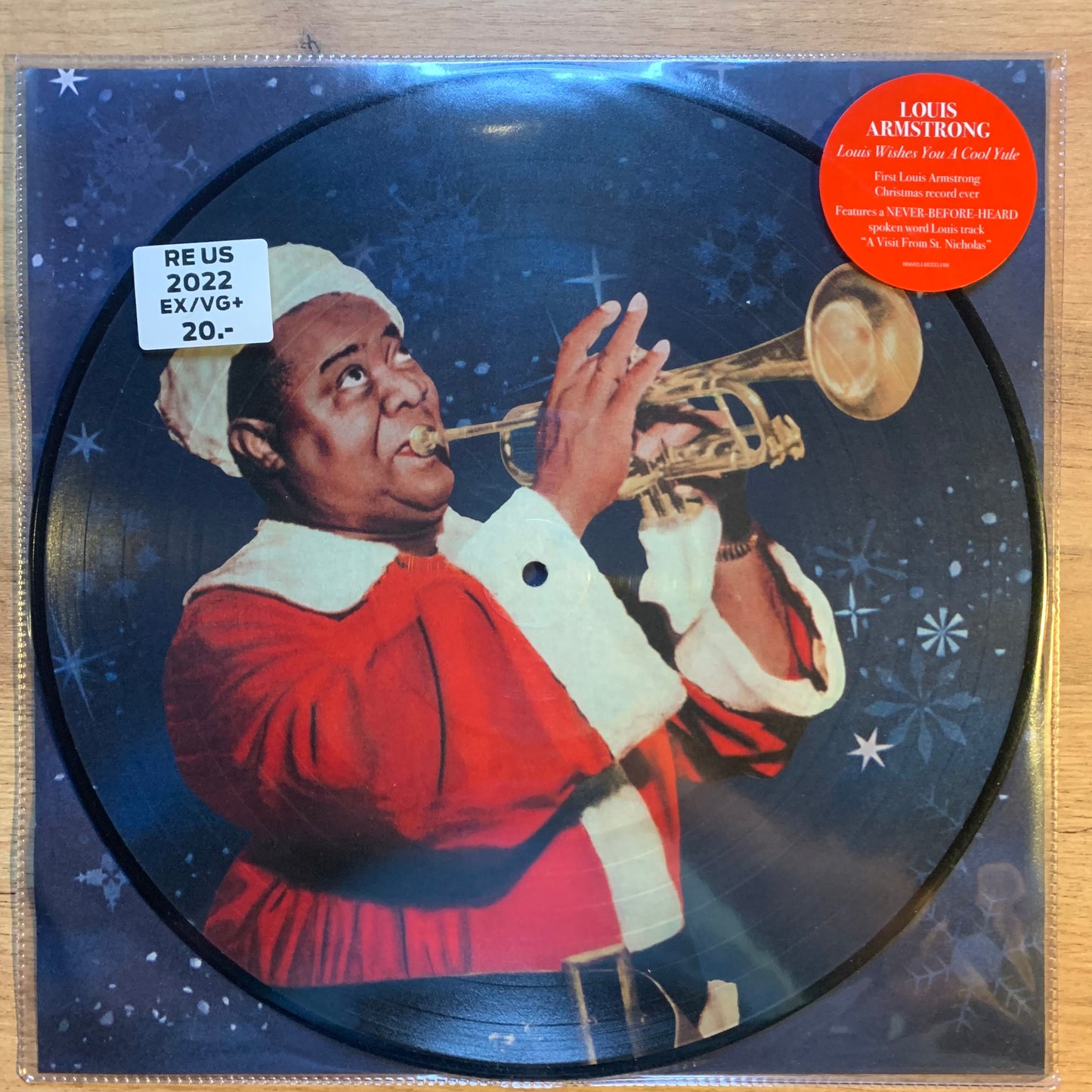 LOUIS ARMSTRONG - LOUIS WISHES YOU A COOL YULE...RE US 2022...EX/VG+