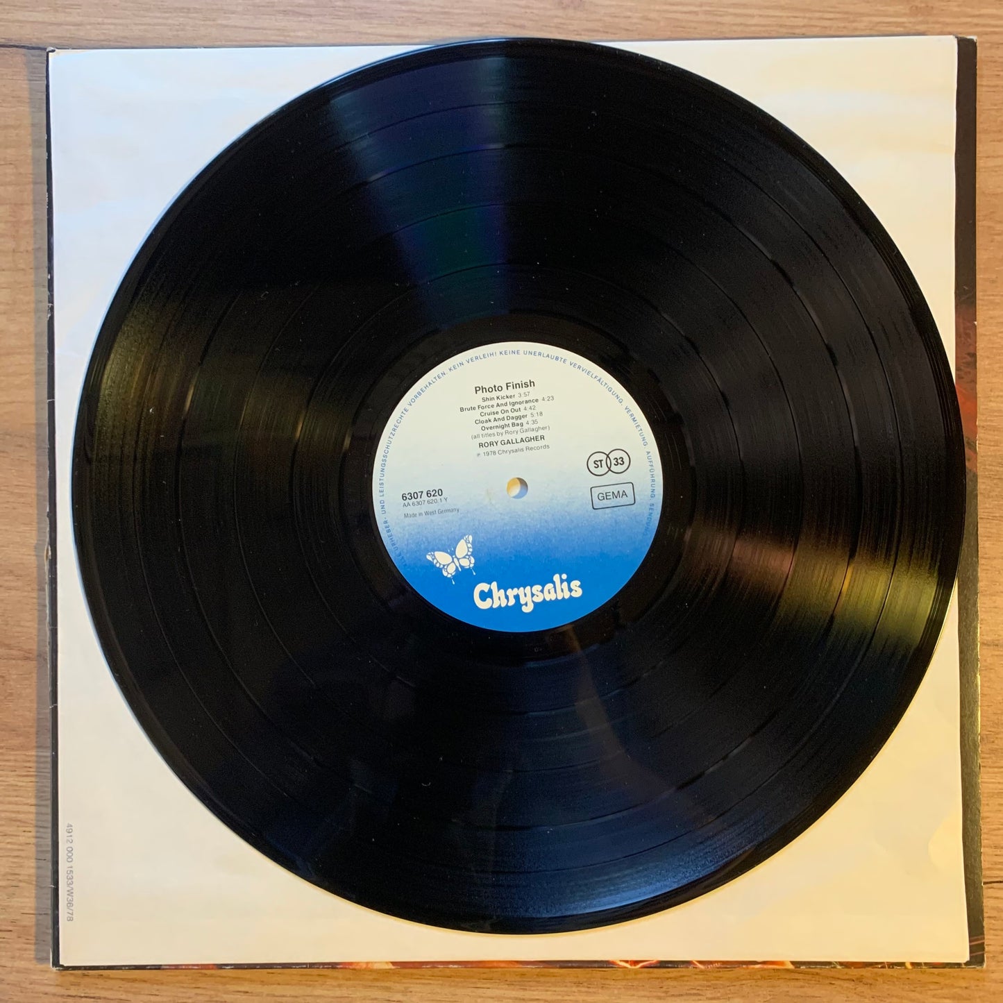 RORY GALLAGHER - PHOTO-FINISH...OG GER 1978...EX/VG+