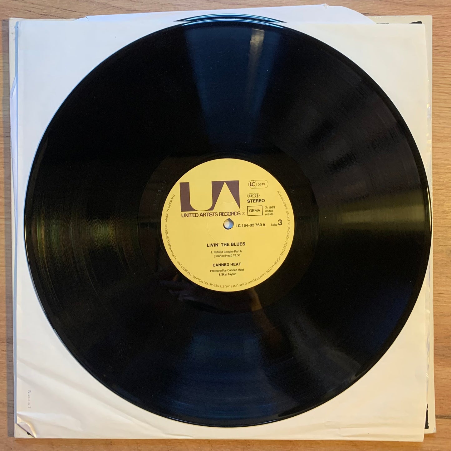CANNED HEAT - LIVIN' THE BLUES...RE GER 1979...EX/EX