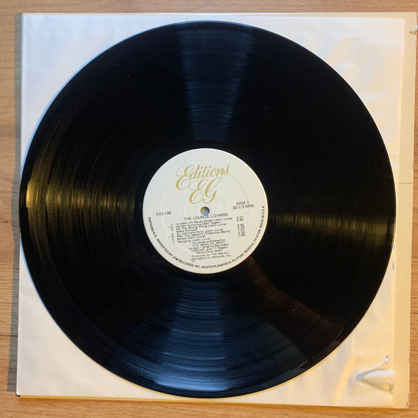 THE LOUNGE LIZARDS - THE LOUNGE LIZARDS...OG US 1981...VG+/VG+