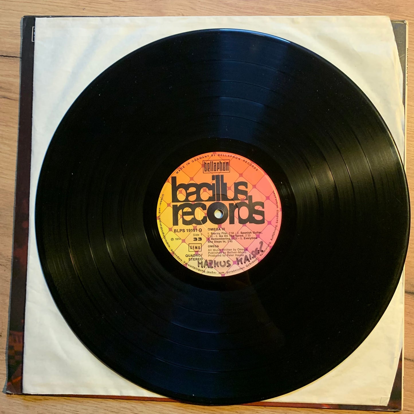 OMEGA - OMEGA III...OG GER 1974...VG+/VG+