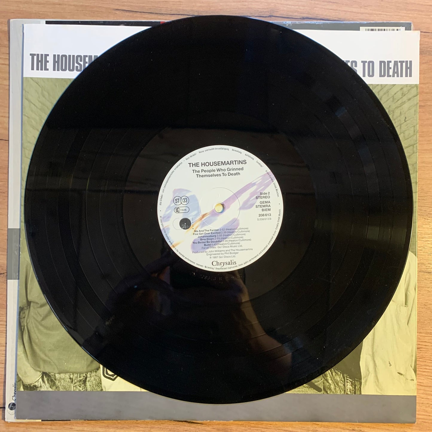 THE HOUSEMARTINS - THE PEOPLE WHO GRINNED...OG EU 1987...VG++/VG++