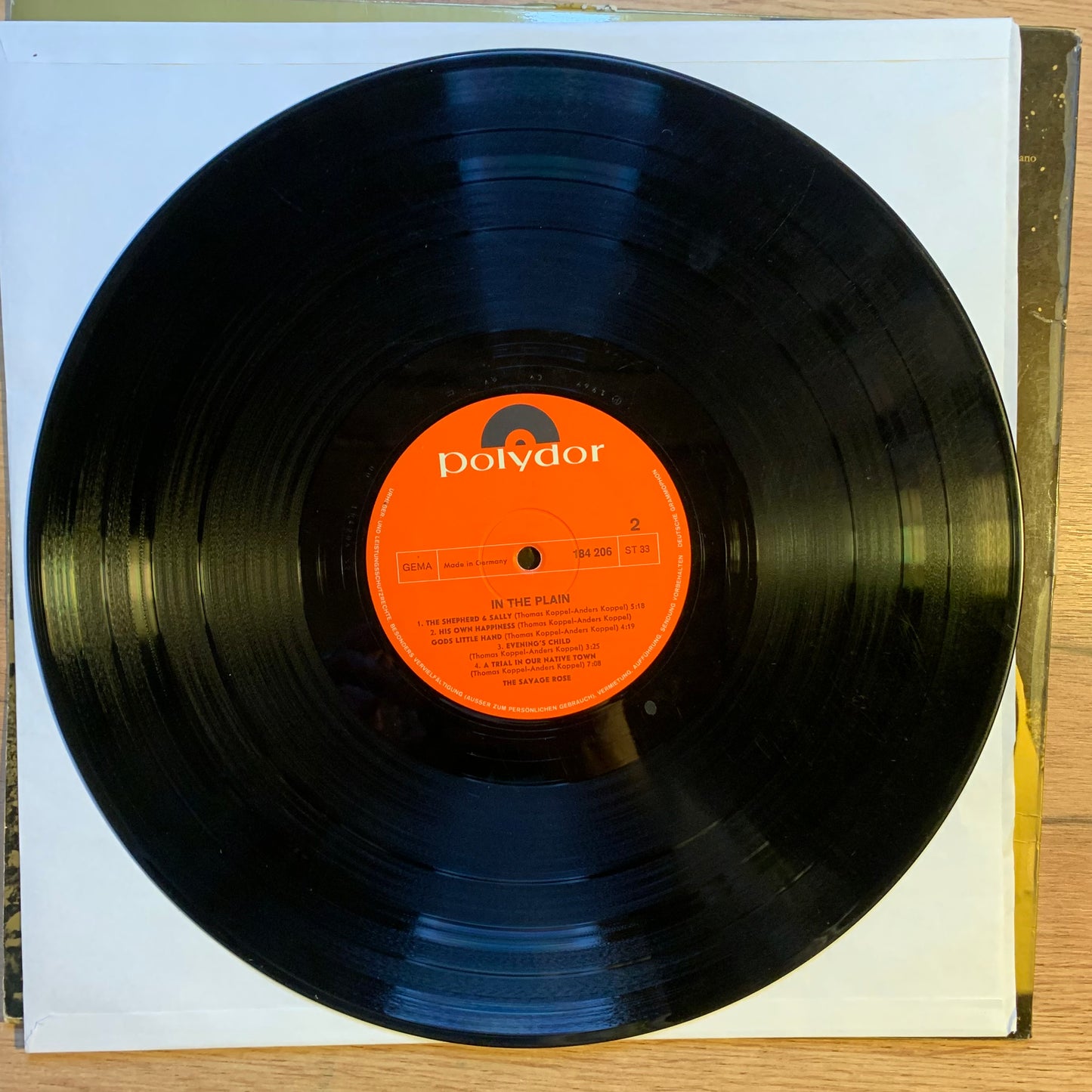 THE SAVAGE ROSE - IN THE PLAIN...OG GER 1969...VG-/VG+