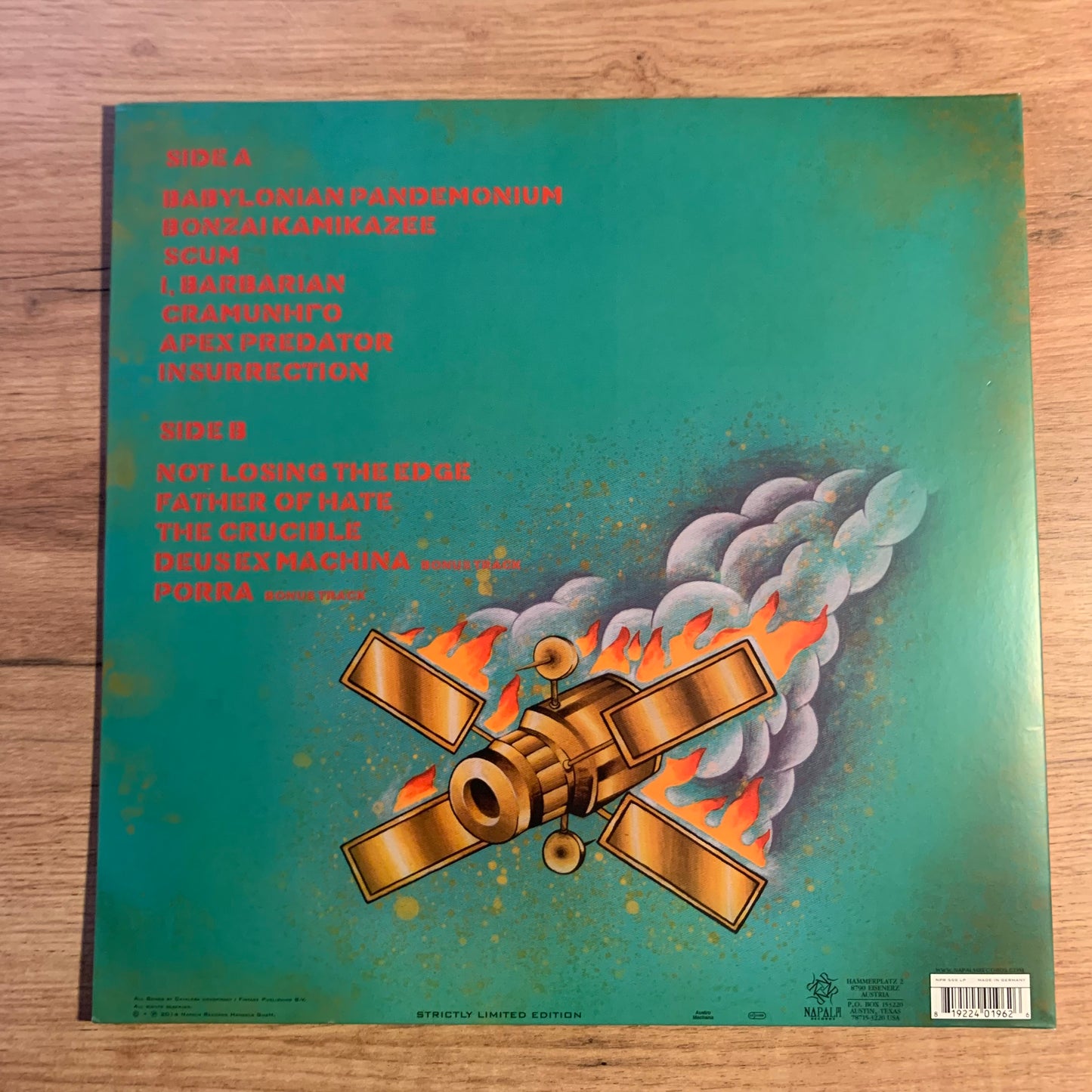 Pochette recto - Cavalera Conspiracy Pandemonium OG US 2014