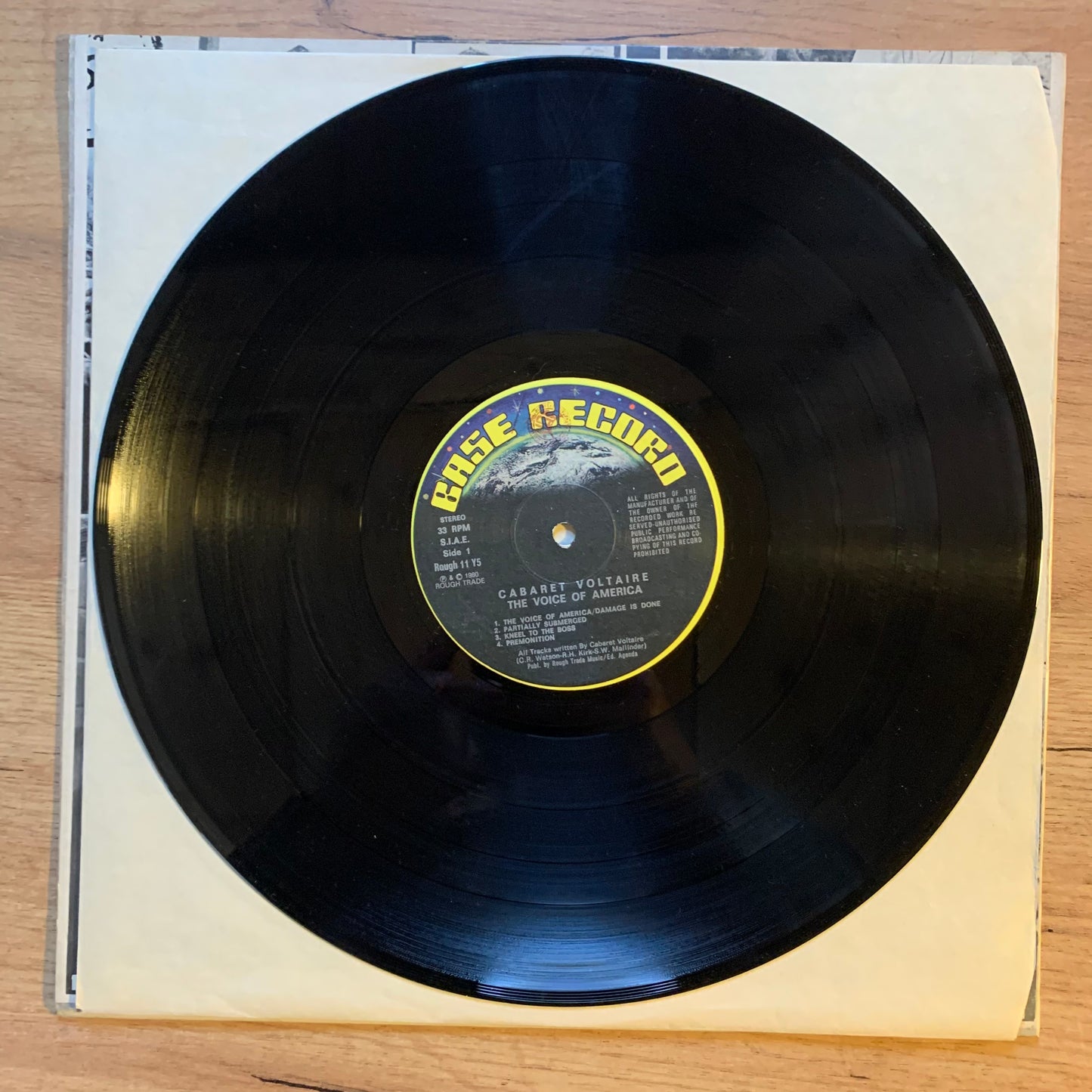CABARET VOLTAIRE - THE VOICE OF AMERICA...OG ITA 1981...VG+/VG+
