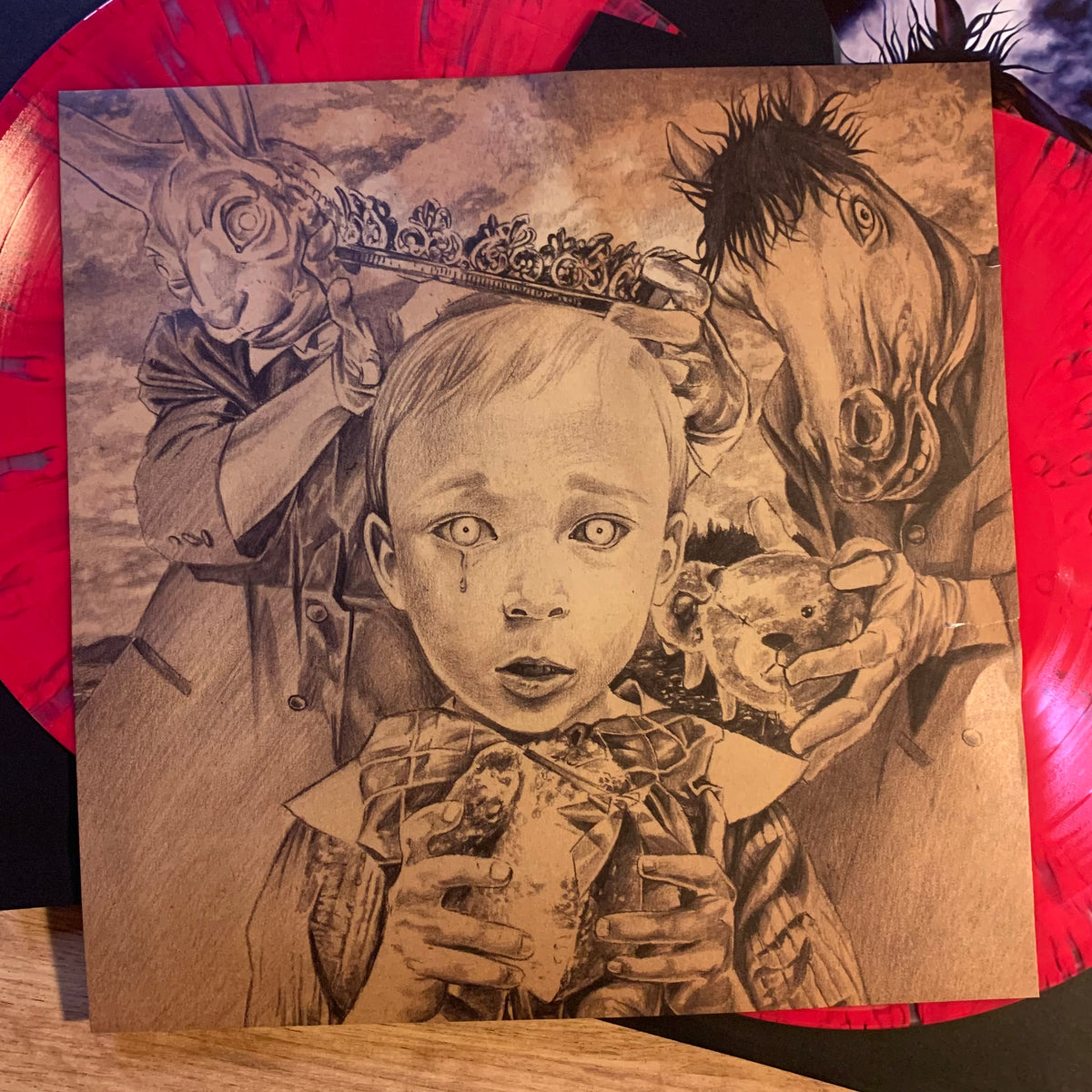 Korn See You on the Other Side deux disques magenta cloudy