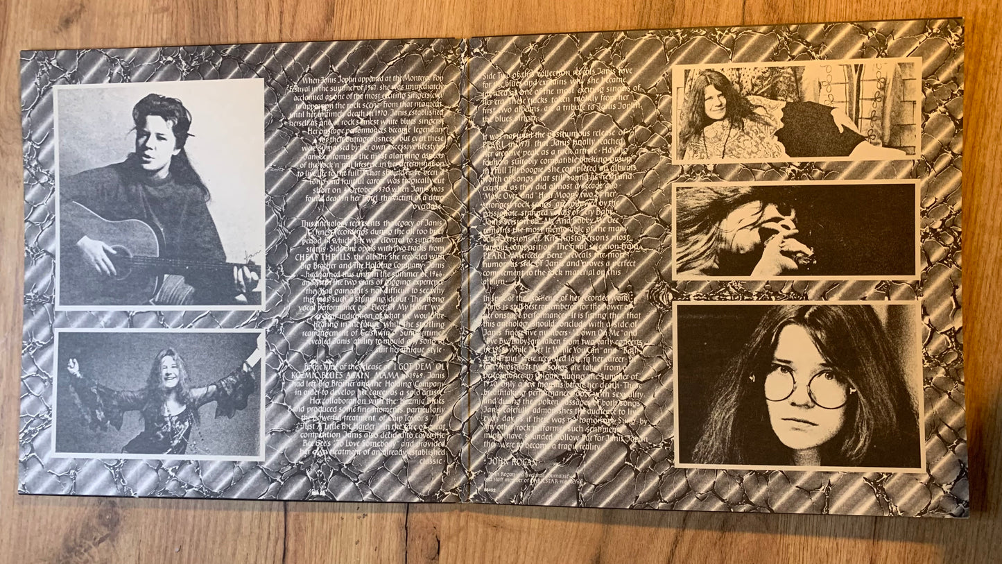 JANIS JOPLIN - ANTHOLOGY...COMPIL EU 1980...EX/EX