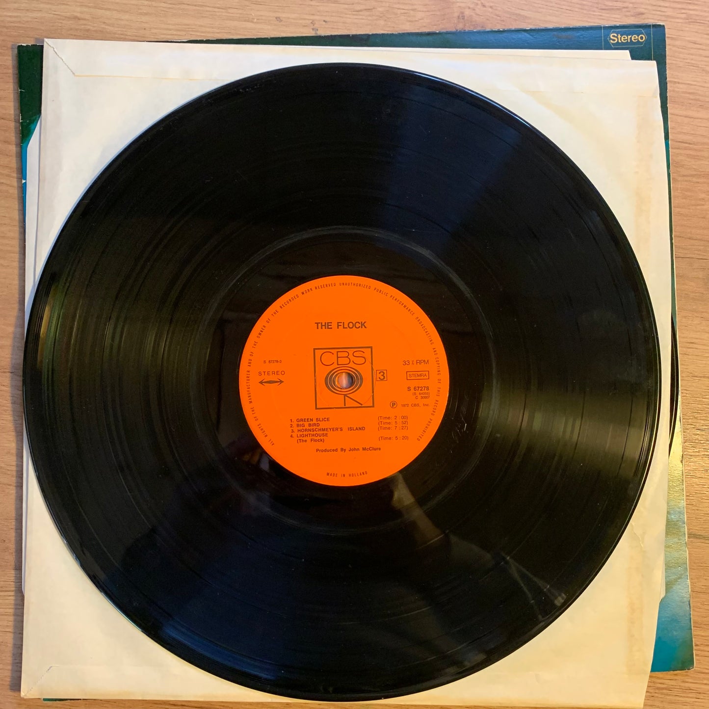 THE FLOCK - THE FLOCK...OG NL 1972...VG+/VG+
