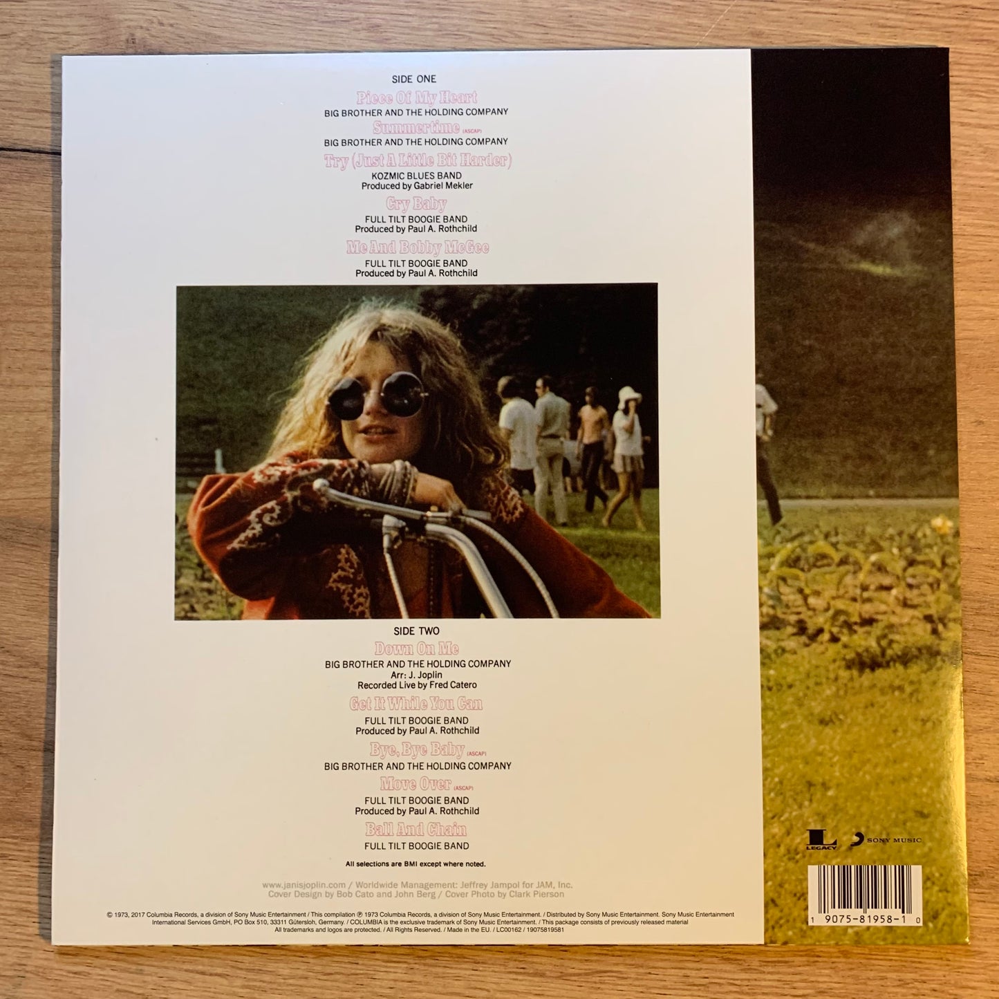 JANIS JOPLIN - GREATEST HITS...COMPIL EU 2018...EX/EX