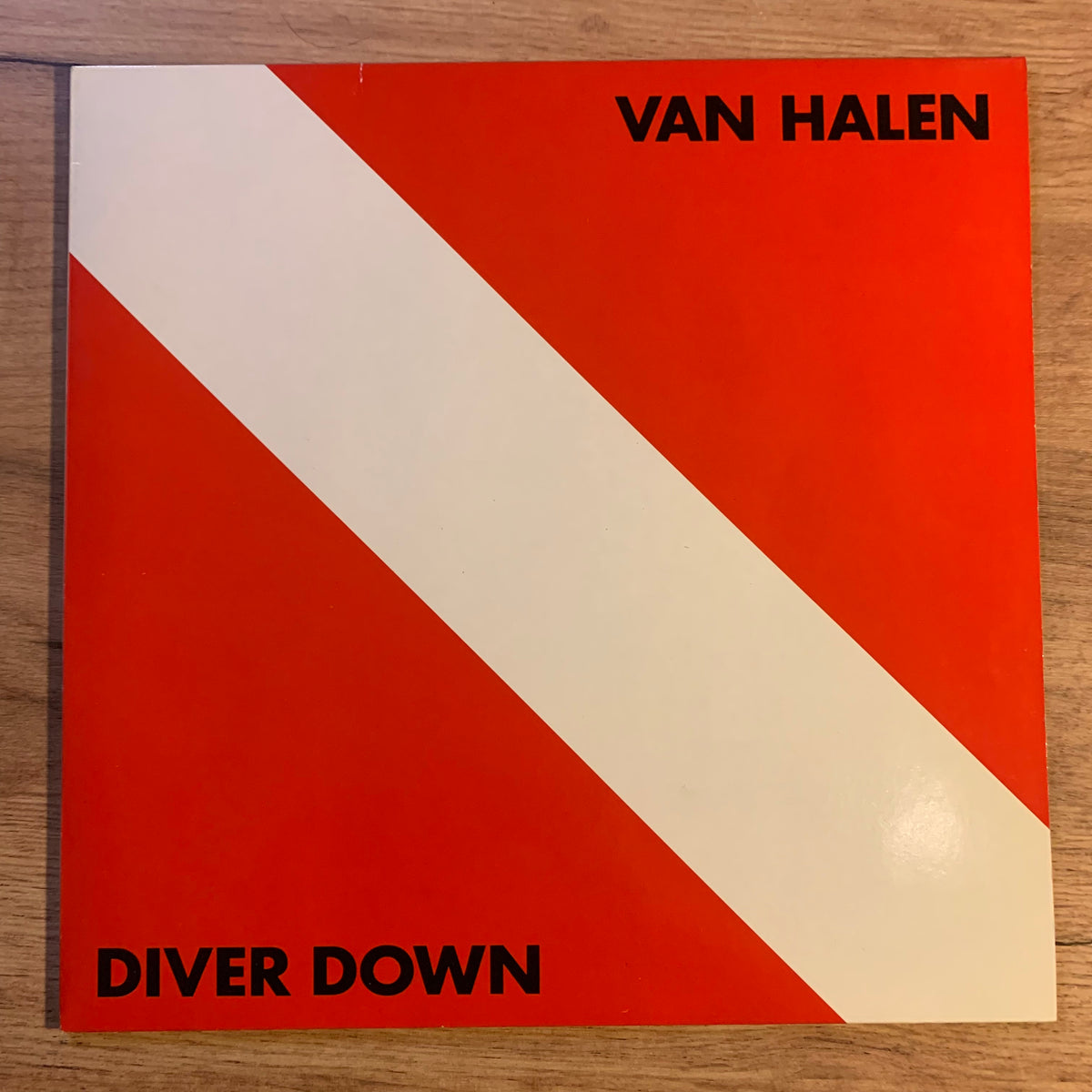 Van Halen Diver Down sous-pochette et insert photographiés