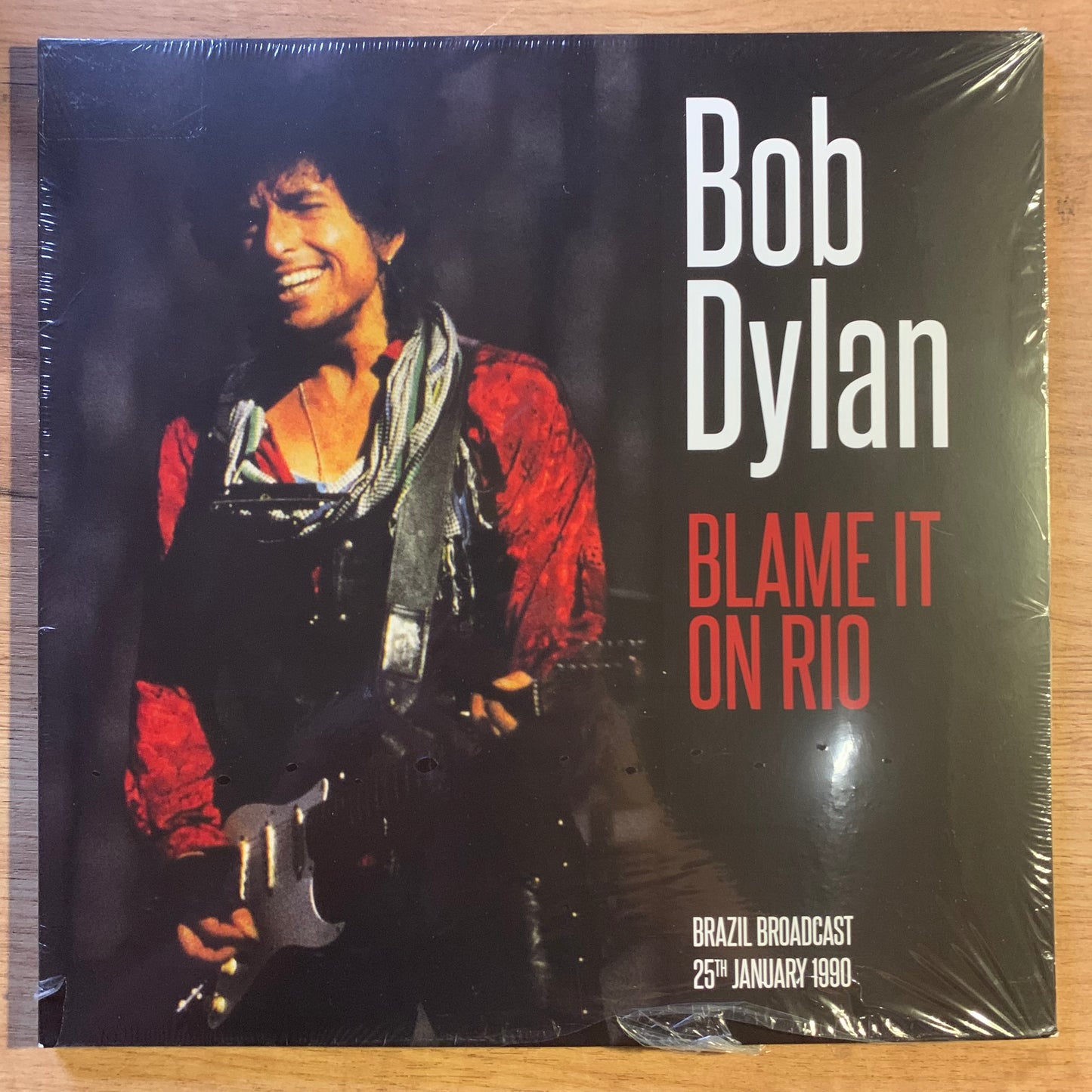 Recto pochette - Bob Dylan Blame It On Rio Brazil Broadcast 1990 SEALED