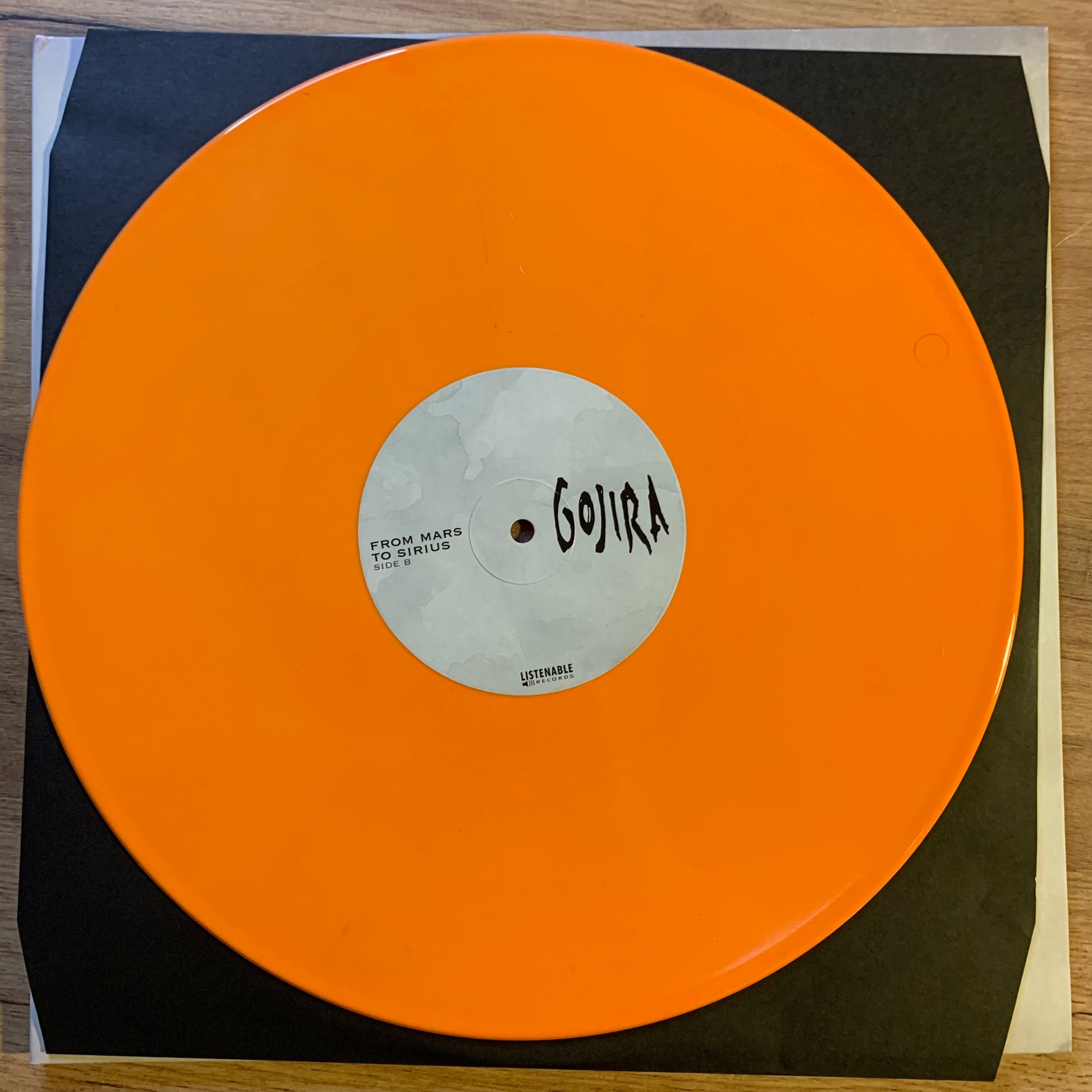 Pochette verso - Gojira From Mars to Sirius