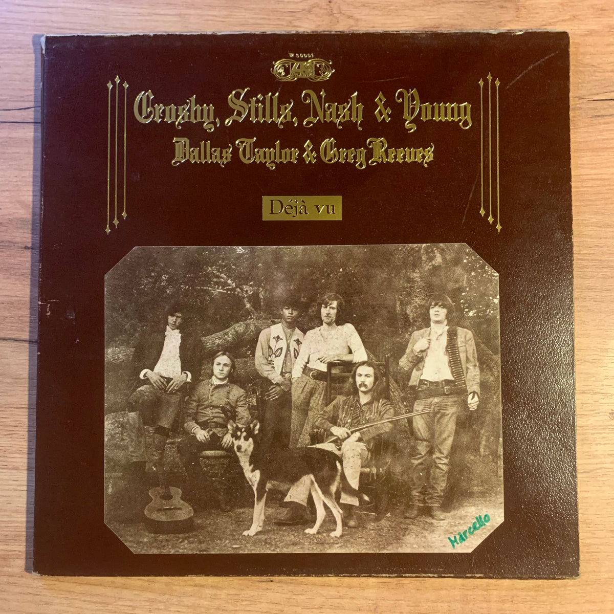 Crosby Stills Nash Young Déjà Vu pochette recto