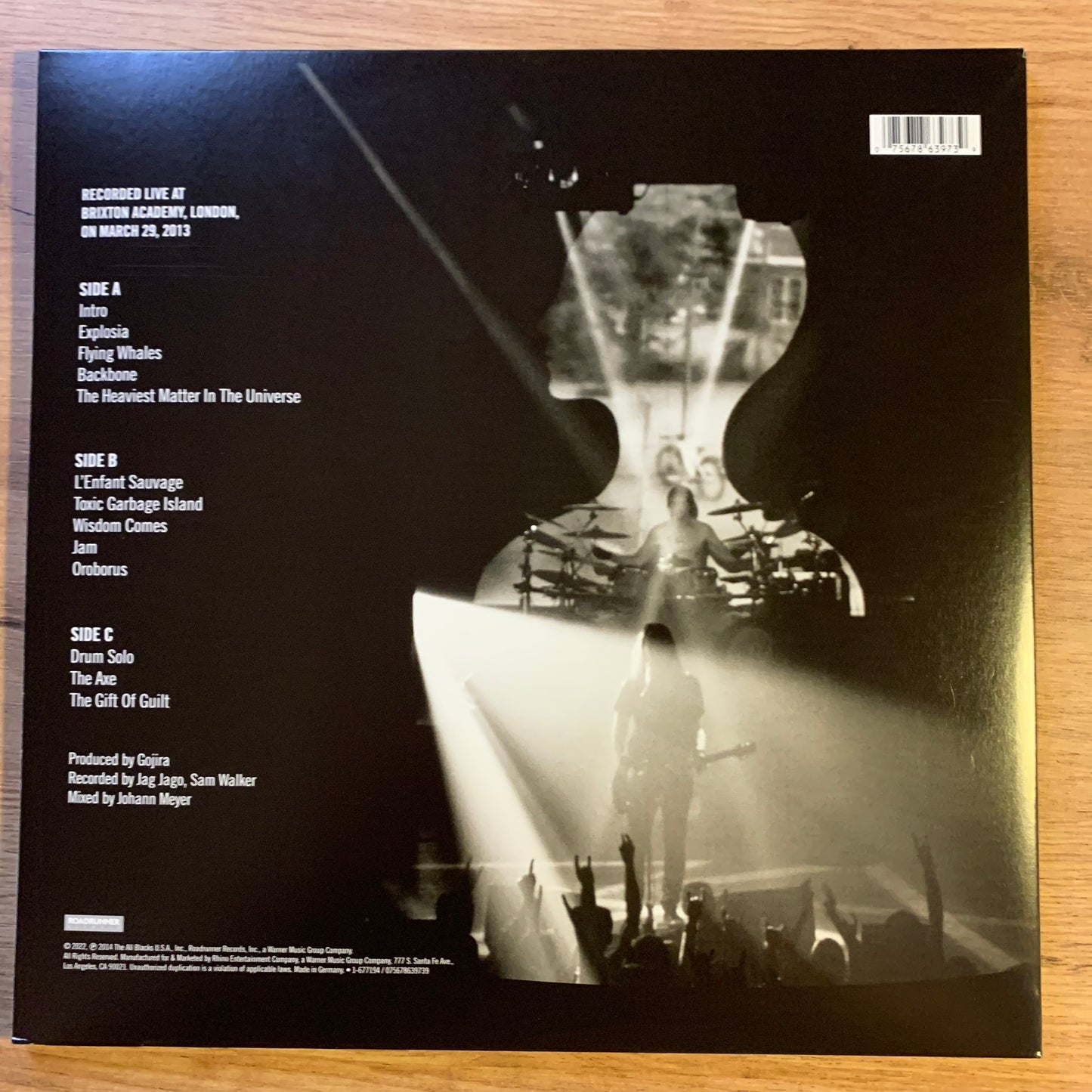 Pochette recto - Gojira Live at Brixton Academy
