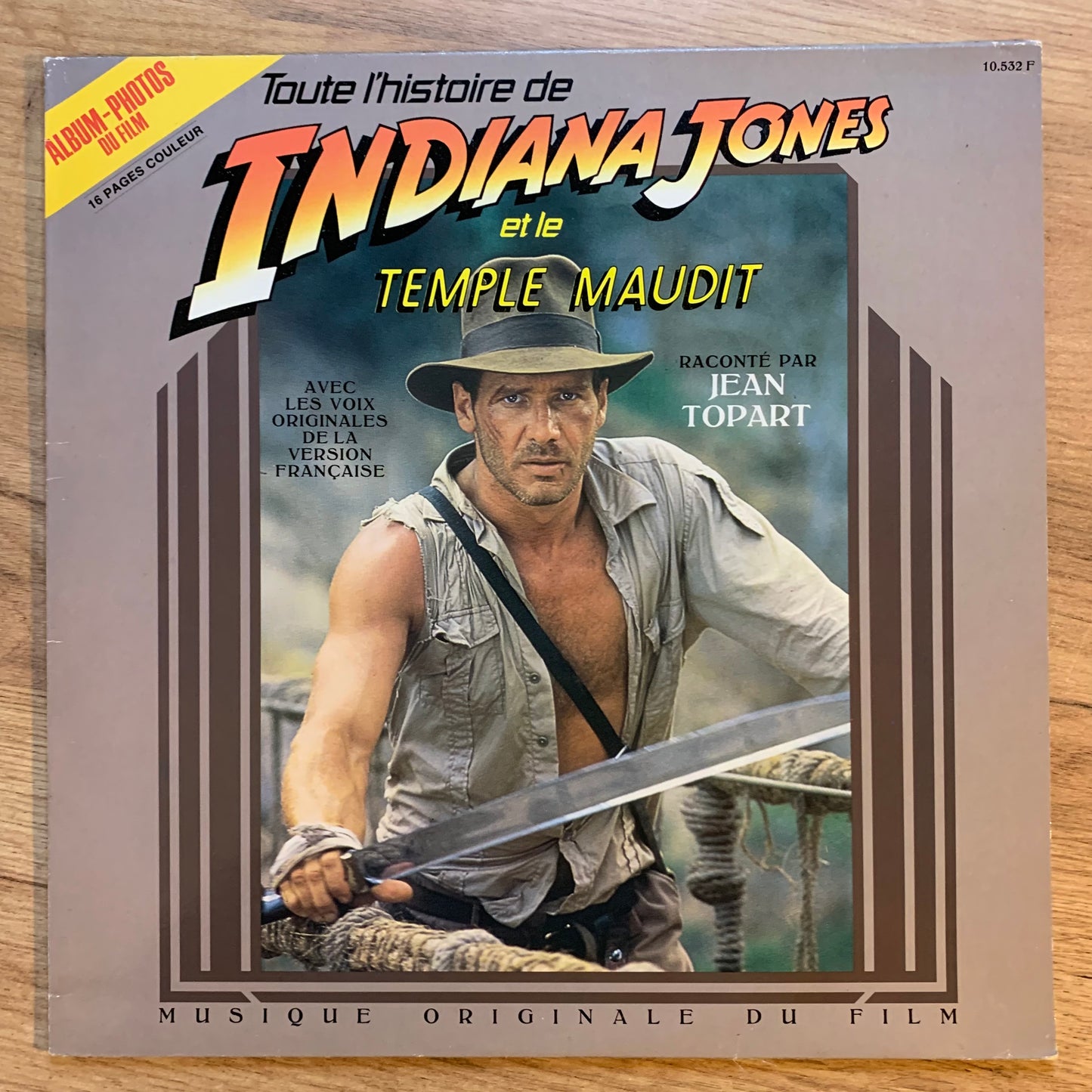 JOHN WILLIAMS - INDIANA JONES ET LE TEMPLE MAUDIT...OG FR 1984...EX/EX