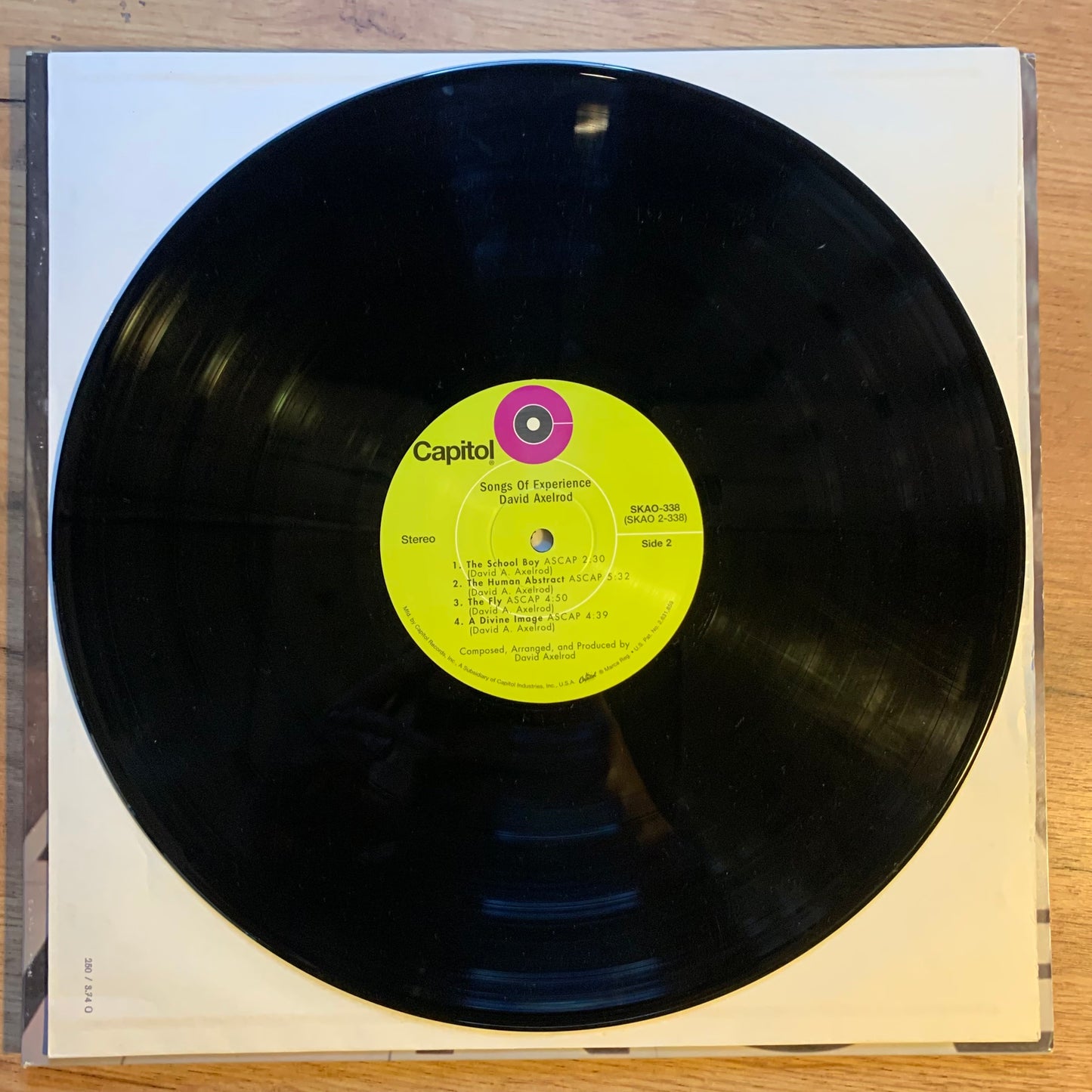 DAVID AXELROD - SONGS OF EXPERIENCE...RE US 2000...VG/VG+