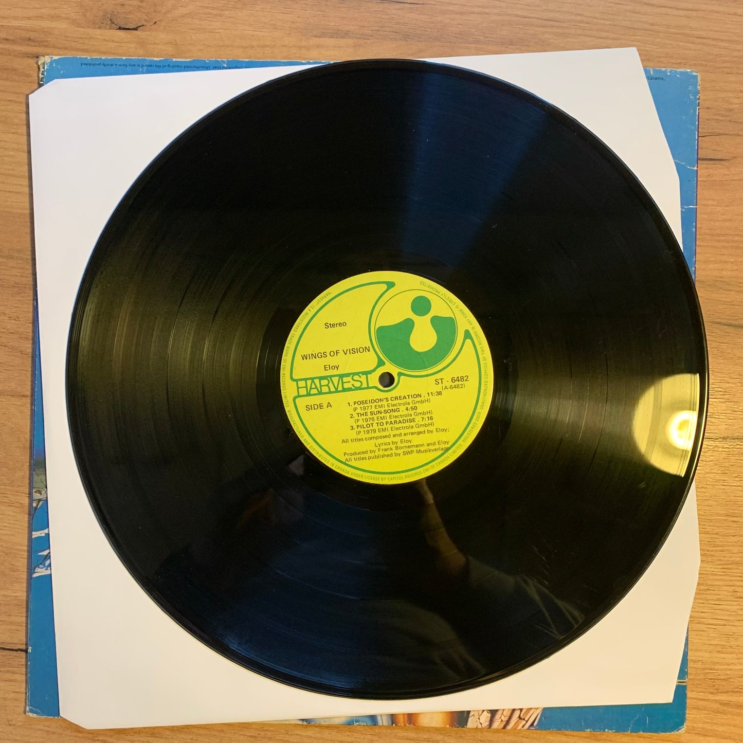 ELOY - WINGS OF VISION...OG GER 1980...VG+/VG