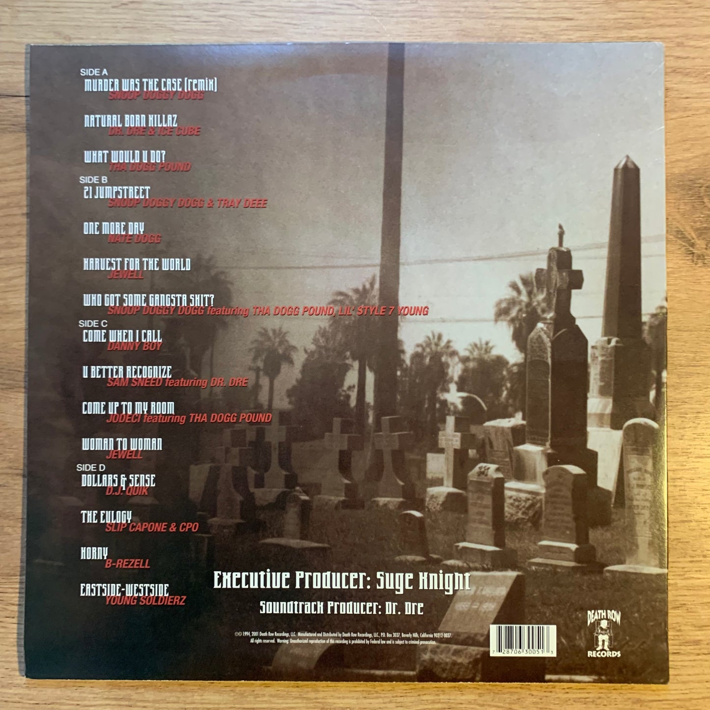 SNOOP DOGGY DOGG - MURDER WAS THE CASE ..RE US 2001...EX/EX