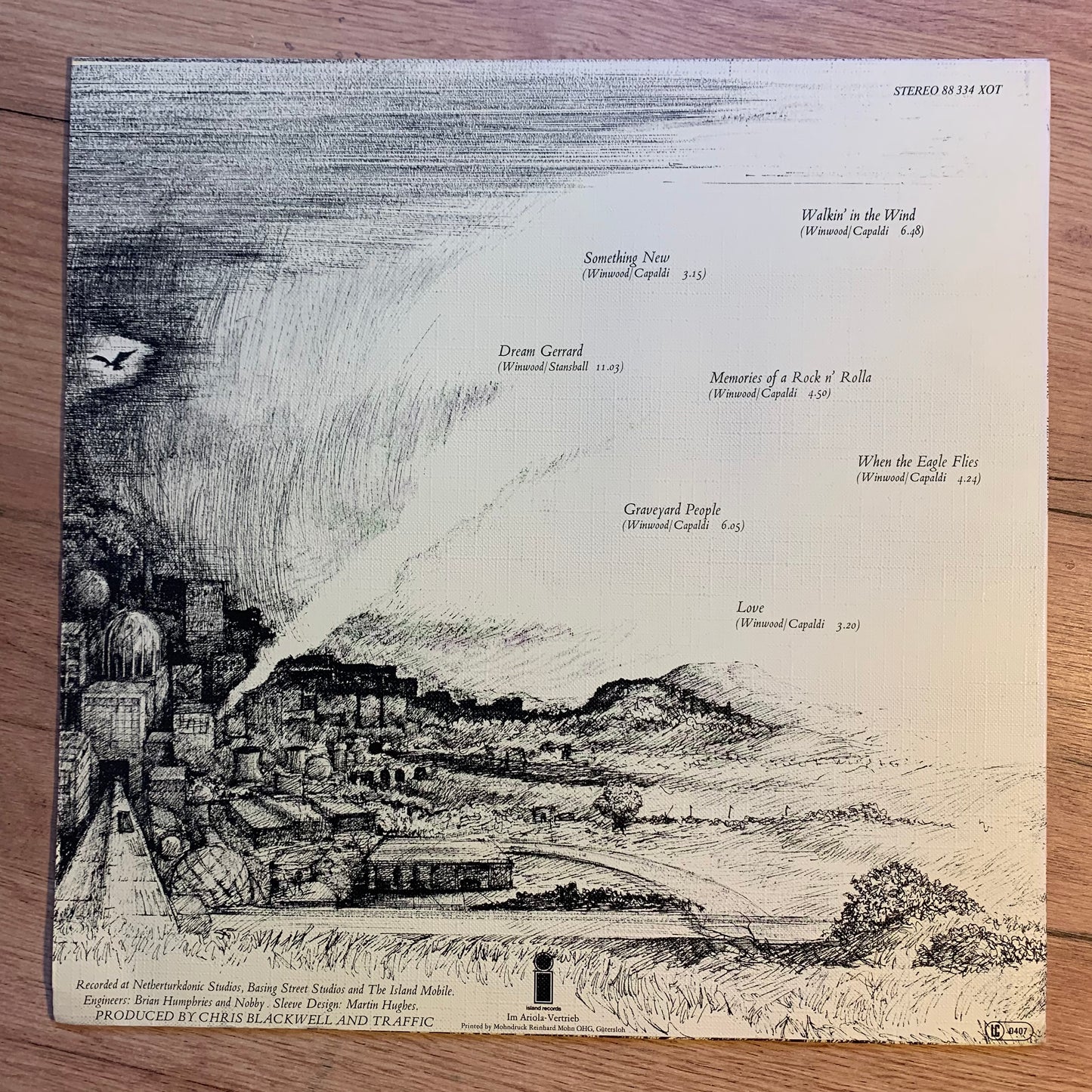 TRAFFIC - WHEN THE EAGLE FLIES...RE GER 1974...EX/EX