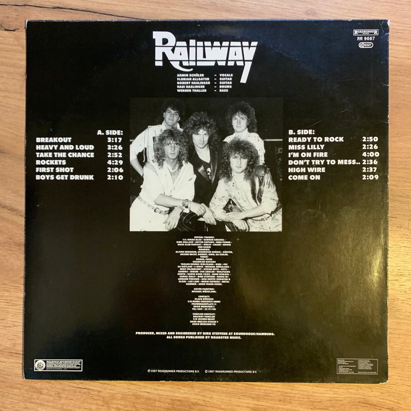 RAILWAY - CLIMAX...OG EU 1987...VG+/VG