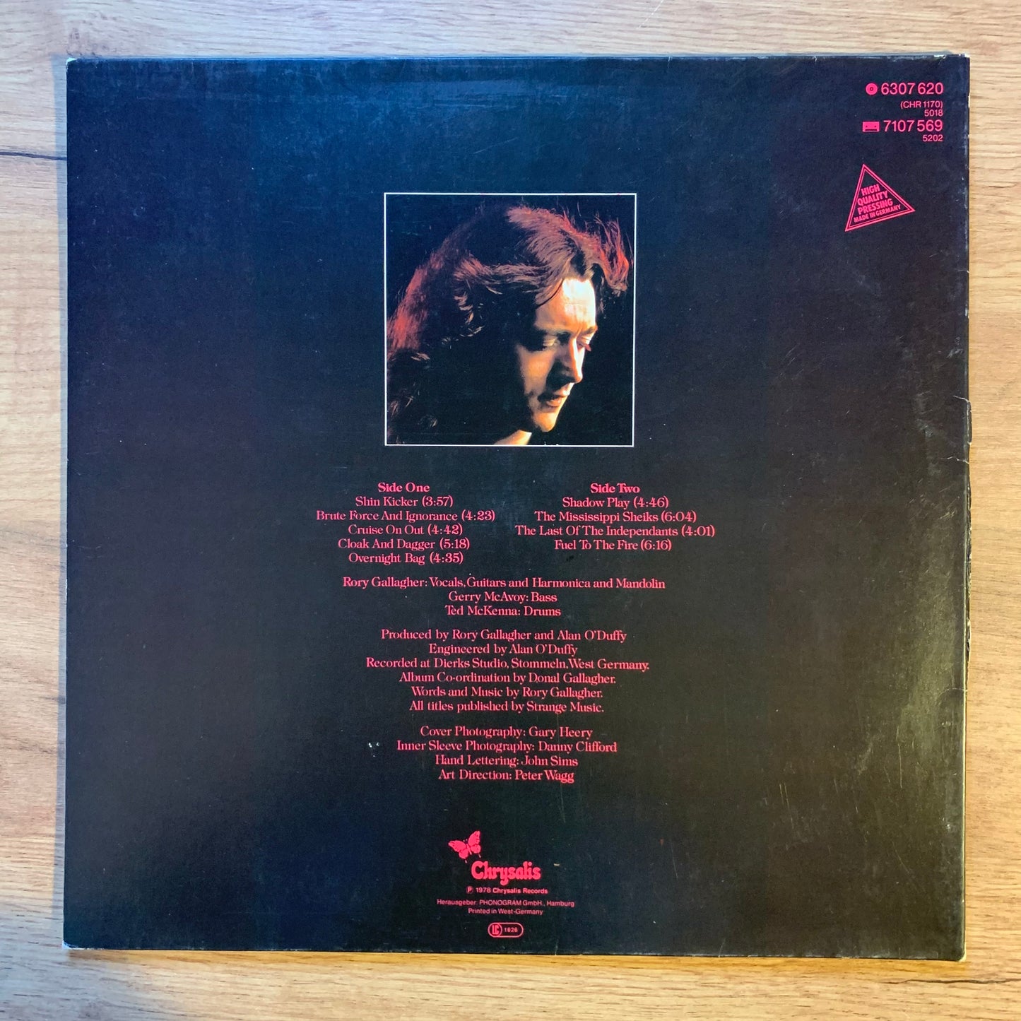 RORY GALLAGHER - PHOTO-FINISH...OG GER 1978...EX/VG+