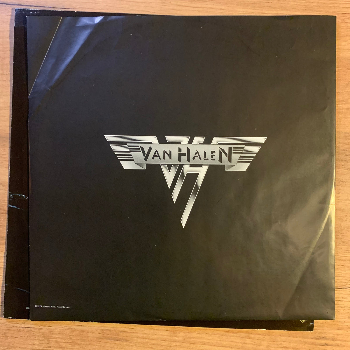 Van Halen premier album pochette verso